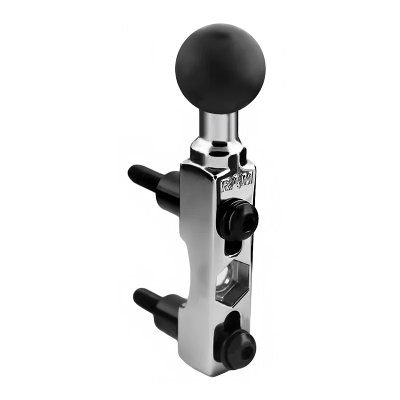 RAM® Chrome Motorcycle Brake/Clutch Reservoir Ball Base
