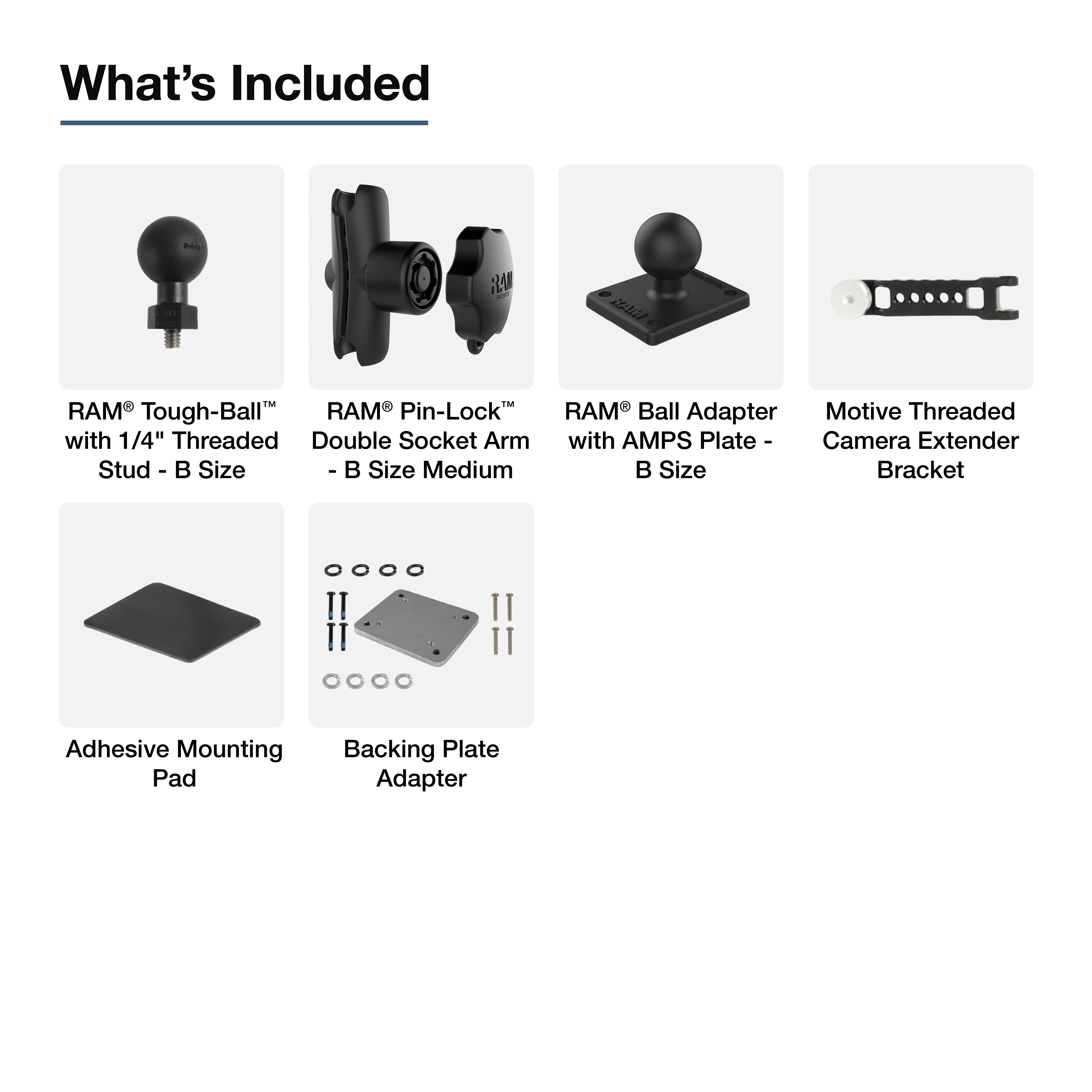 RAM® Dashboard Mount for Motive AI Dashcam with Extension Bracket - Image 4