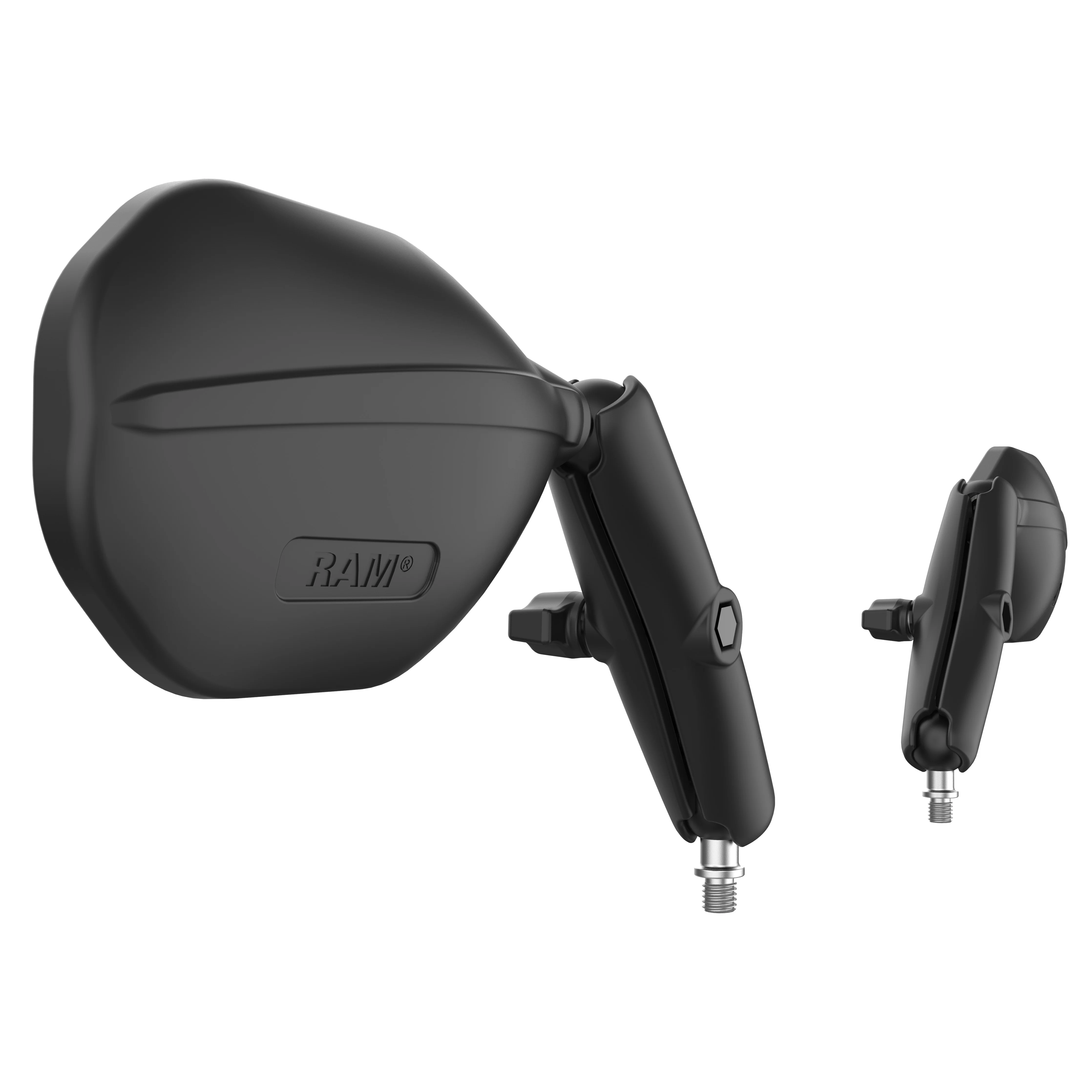RAM® Tough-Mirror™ Kit with M10-1.25 Bases - Long Arm - Image 3
