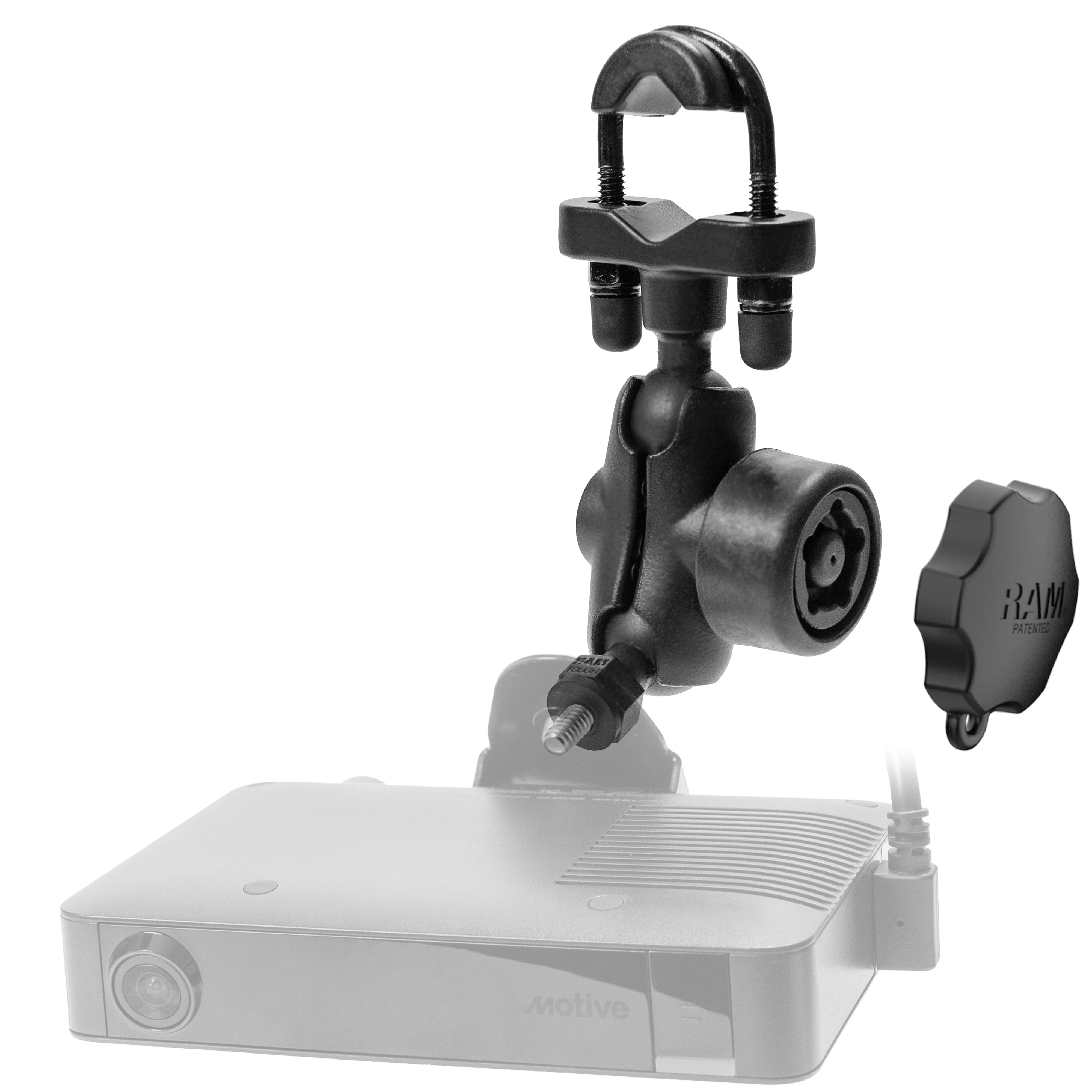 RAM® Rearview Mirror U-Bolt Mount for Motive AI Dashcam Plus