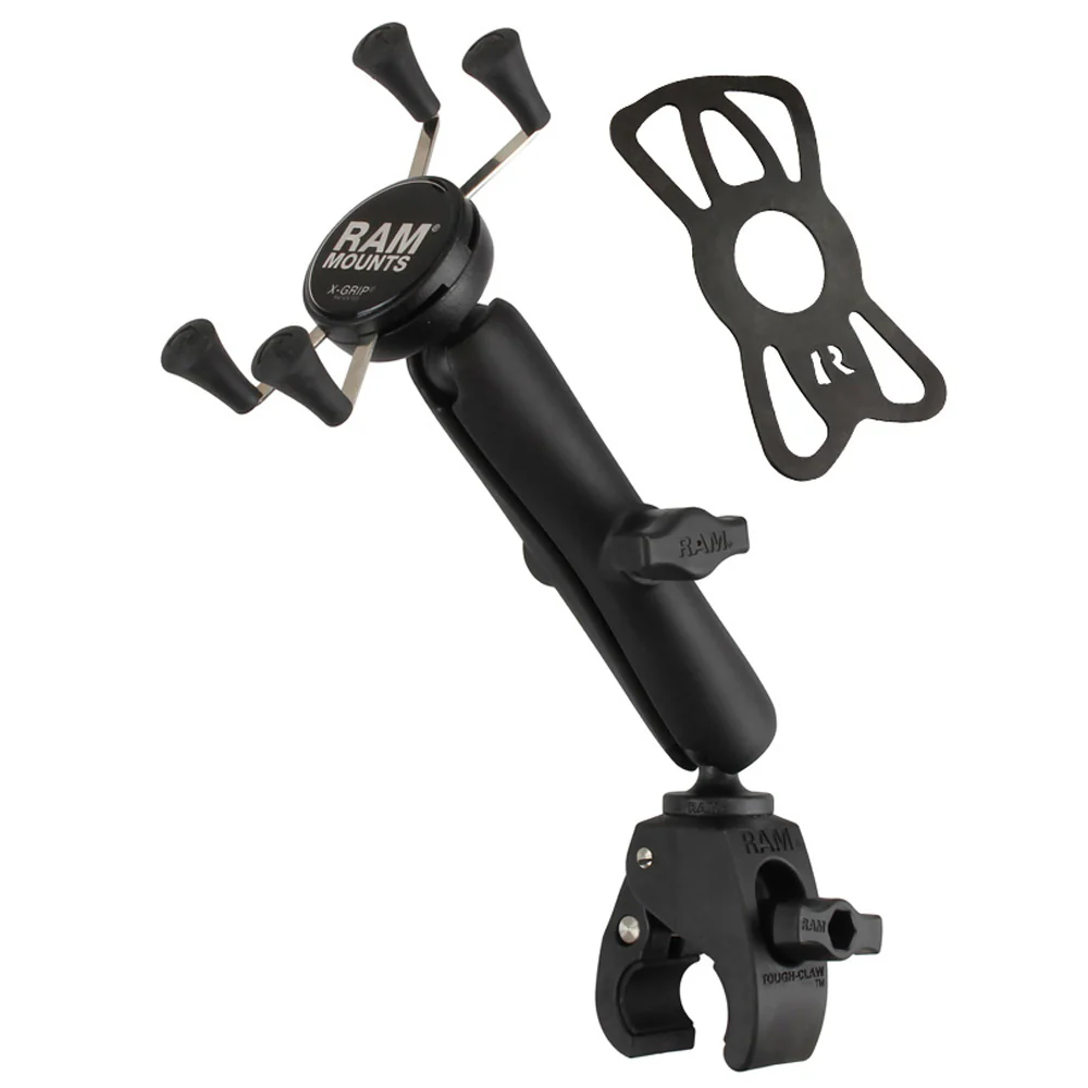 RAM® X-Grip® Phone Mount with RAM® Tough-Claw™ Small Clamp Base - Long - Image 2
