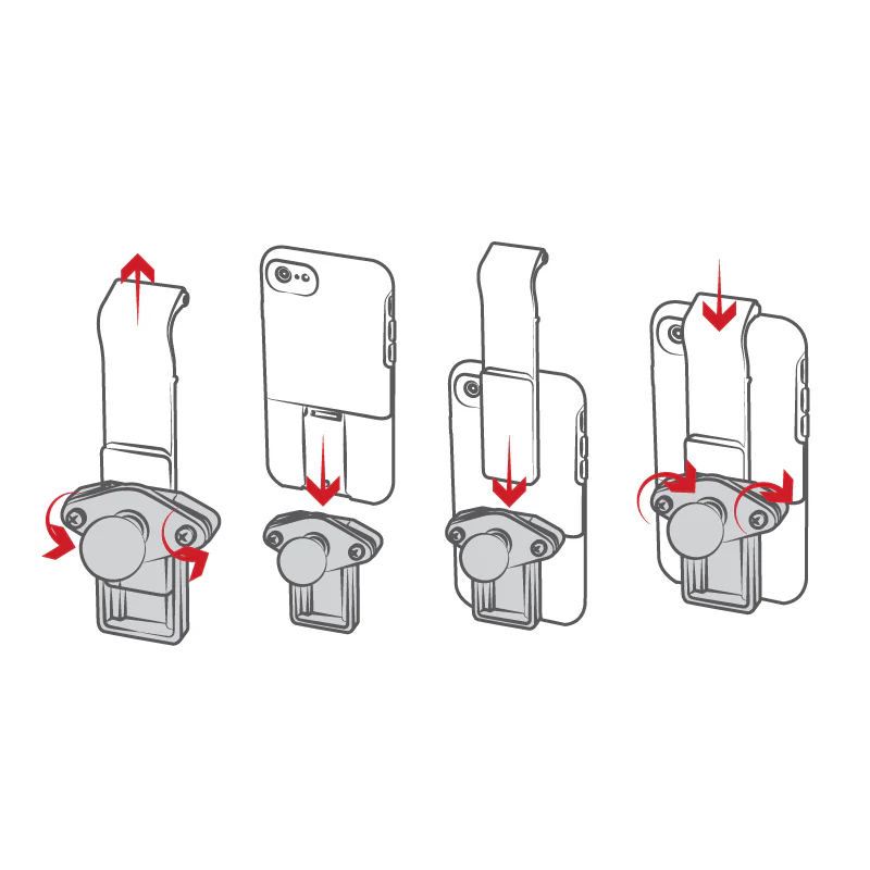 RAM® Tough-Claw™ Small Clamp Mount for Phones with OtterBox uniVERSE - Image 5