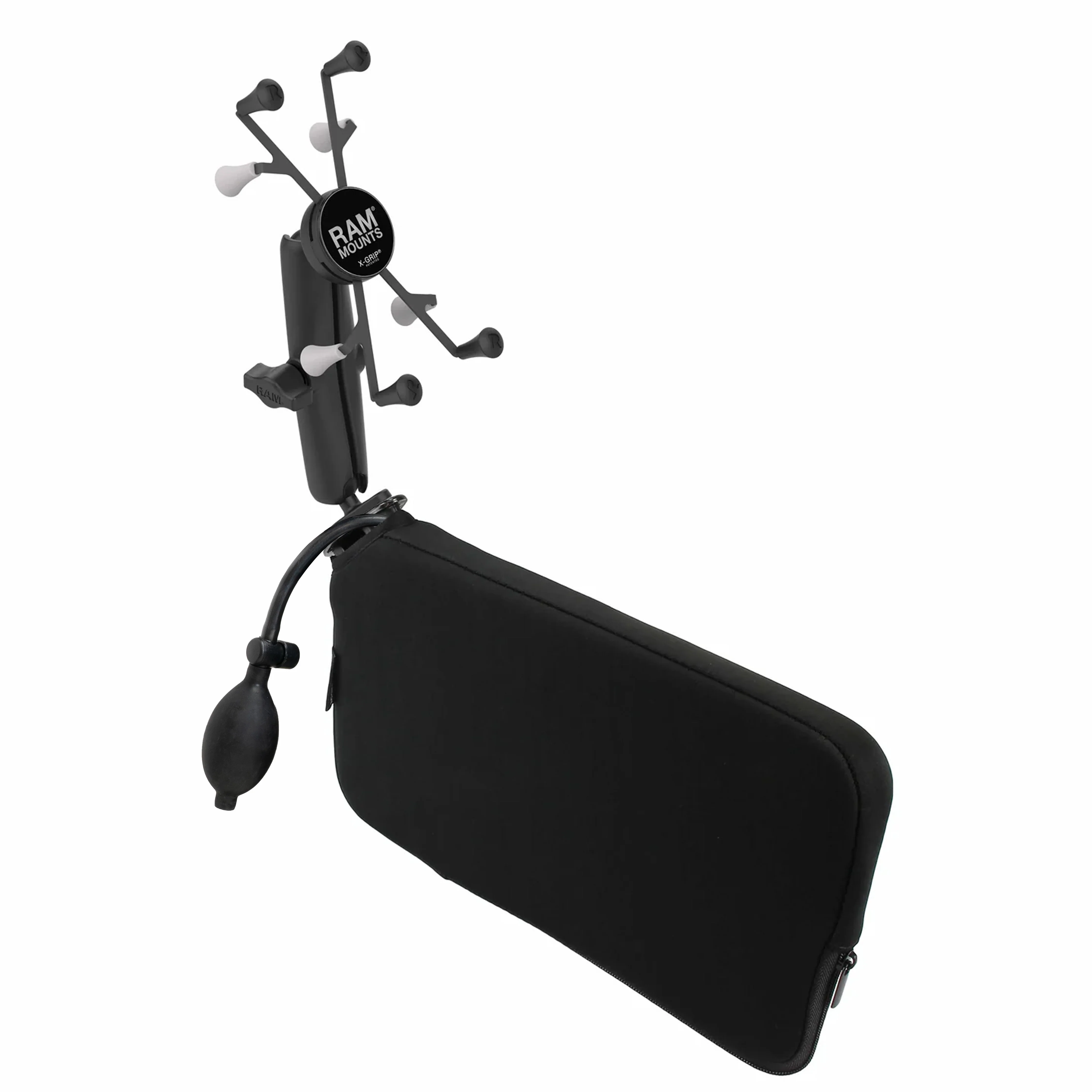 RAM® X-Grip® with RAM® Tough-Wedge⢠& Pump for 7"-8" Tablets - Long Arm - Image 2