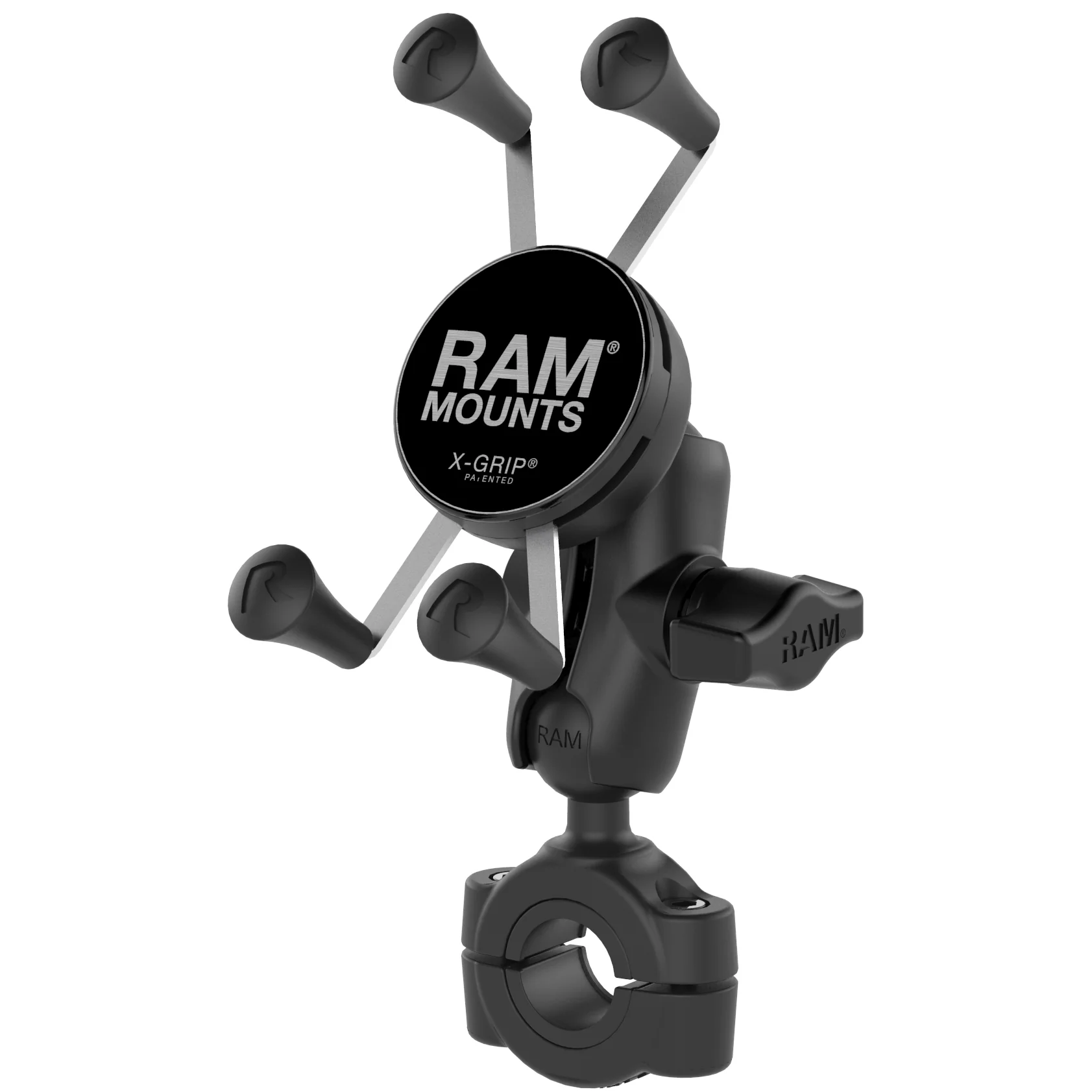 RAM® X-Grip® Phone Mount with RAM® Torque™ Medium Rail Base - Short - Image 2
