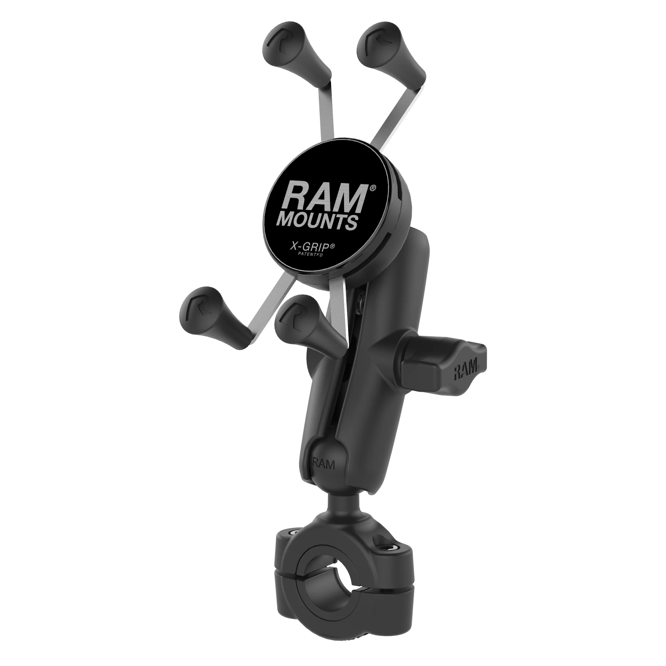 RAM® X-Grip® Phone Mount with RAM® Torque™ Medium Rail Base - Medium - Image 2