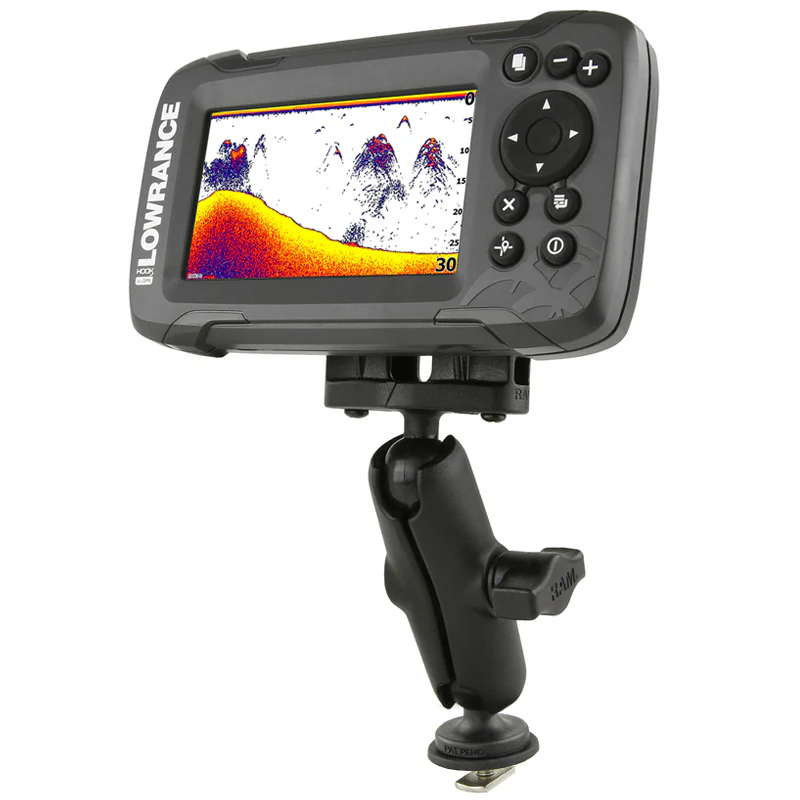 RAM® Track Ball⢠Mount for Lowrance Eagle 4 & 5, Hook² & Reveal Series