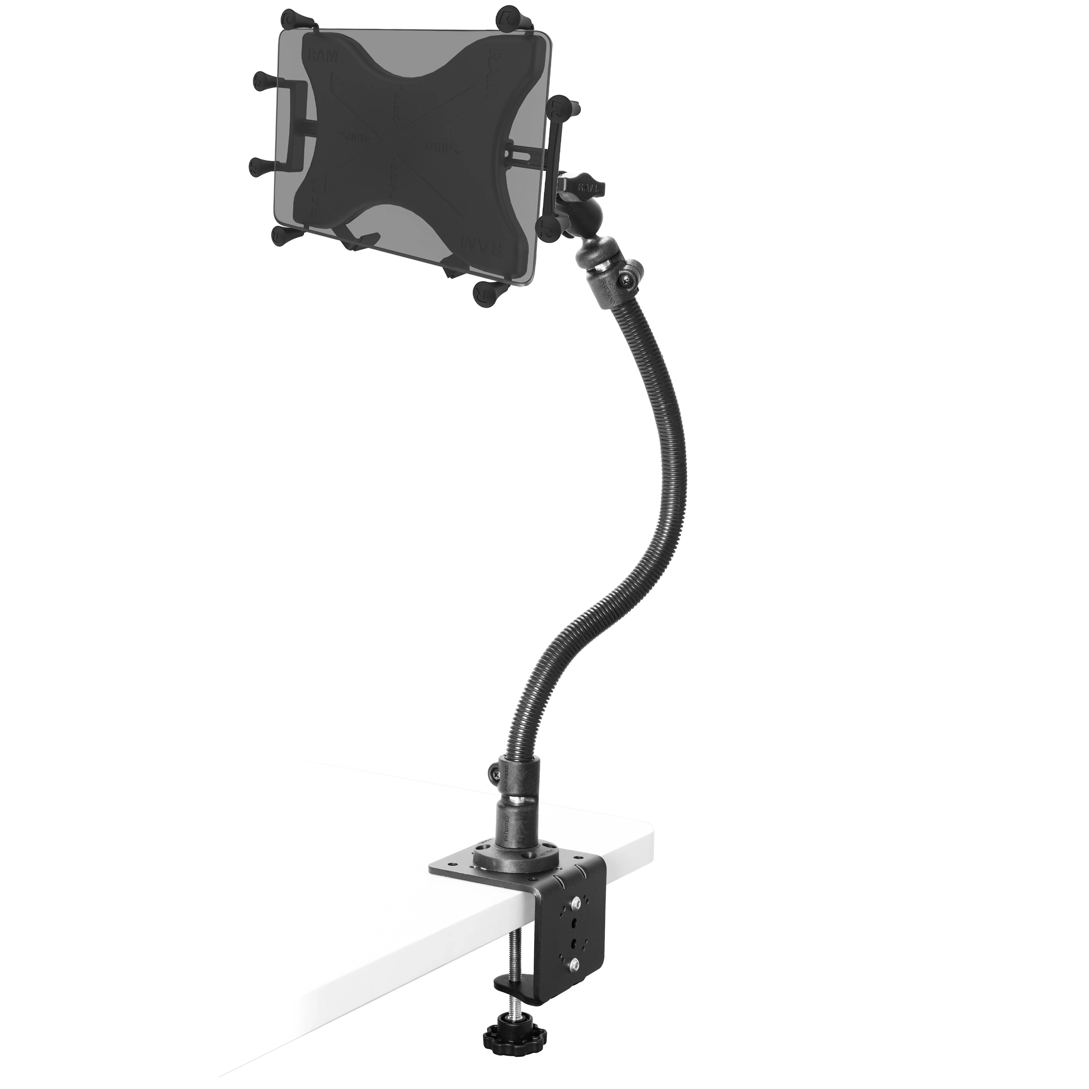 RAMĀ® Heavy Duty C-Clamp 18" Mount with X-GripĀ® 9"-11" Tablet Holder