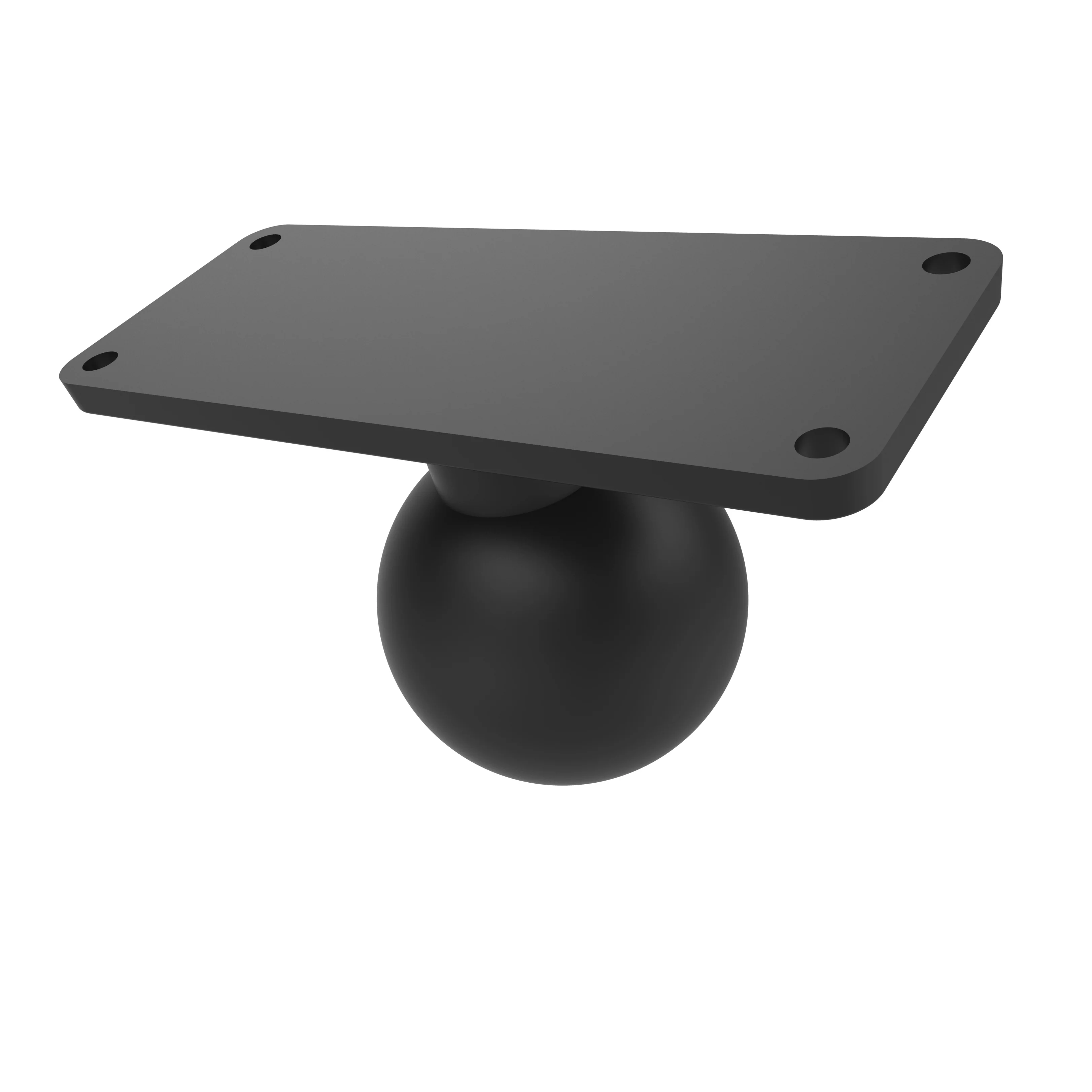 RAMĀ® Ball Base with 1.5" x 4.5" 4-Hole Pattern - D Size