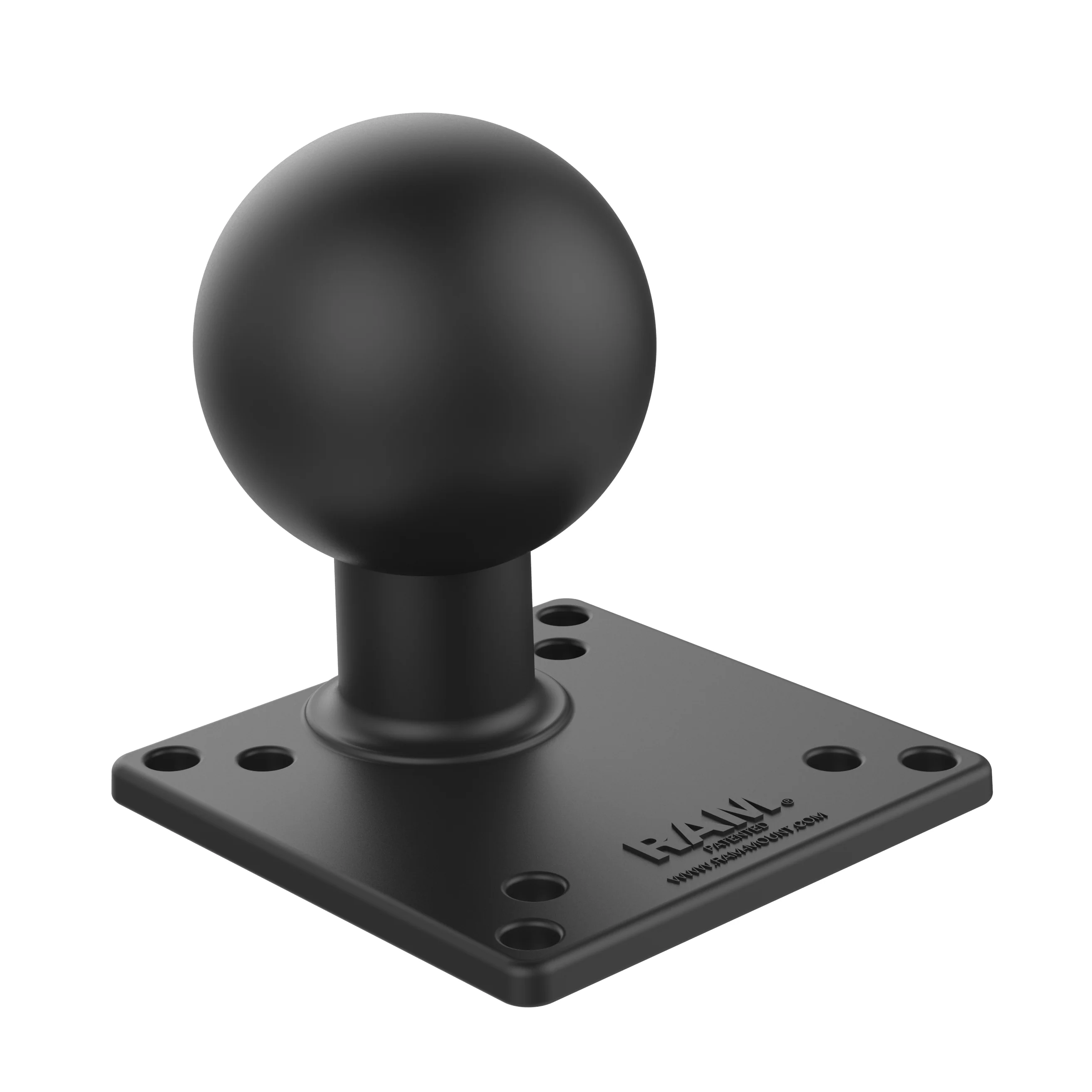 RAMĀ® Steel Reinforced 100x100mm VESA Plate with Ball - E Size - Image 2