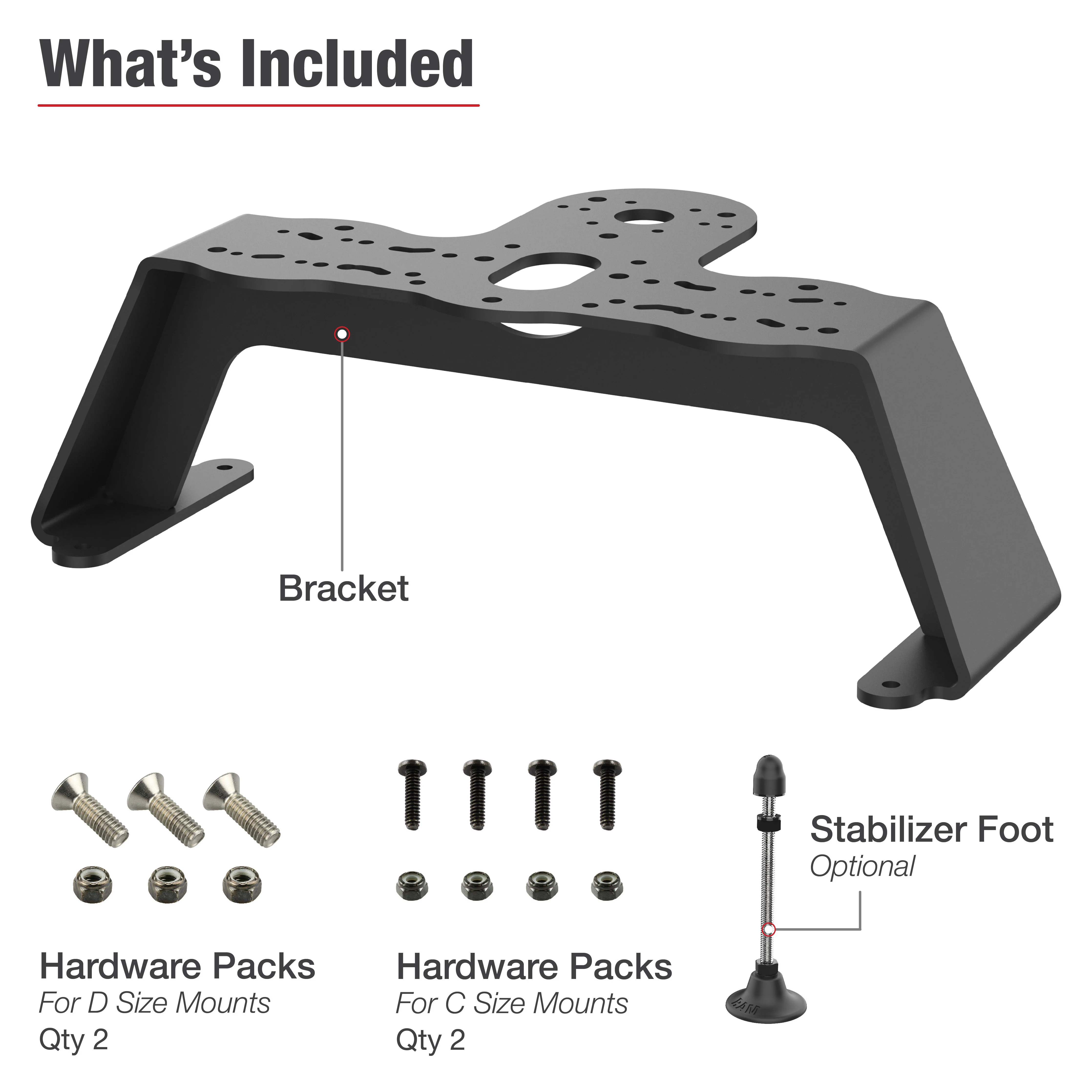 RAMĀ® Heavy Duty Fish Finder Deck Mount - Image 5