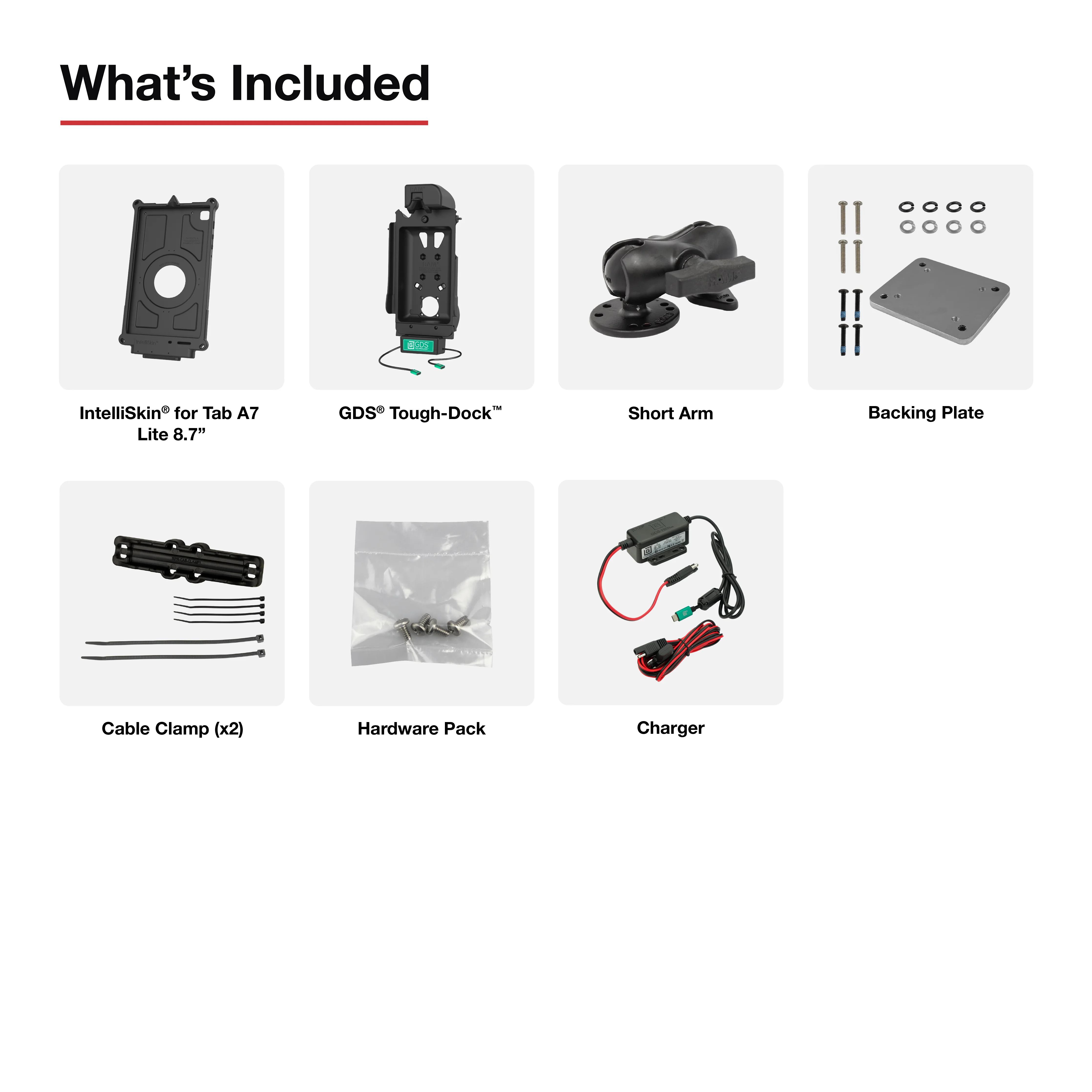 GDS® Uni-Conn™ Vehicle Bundle + Single USB-C for Samsung Tab A7 Lite 8.7 - Image 4