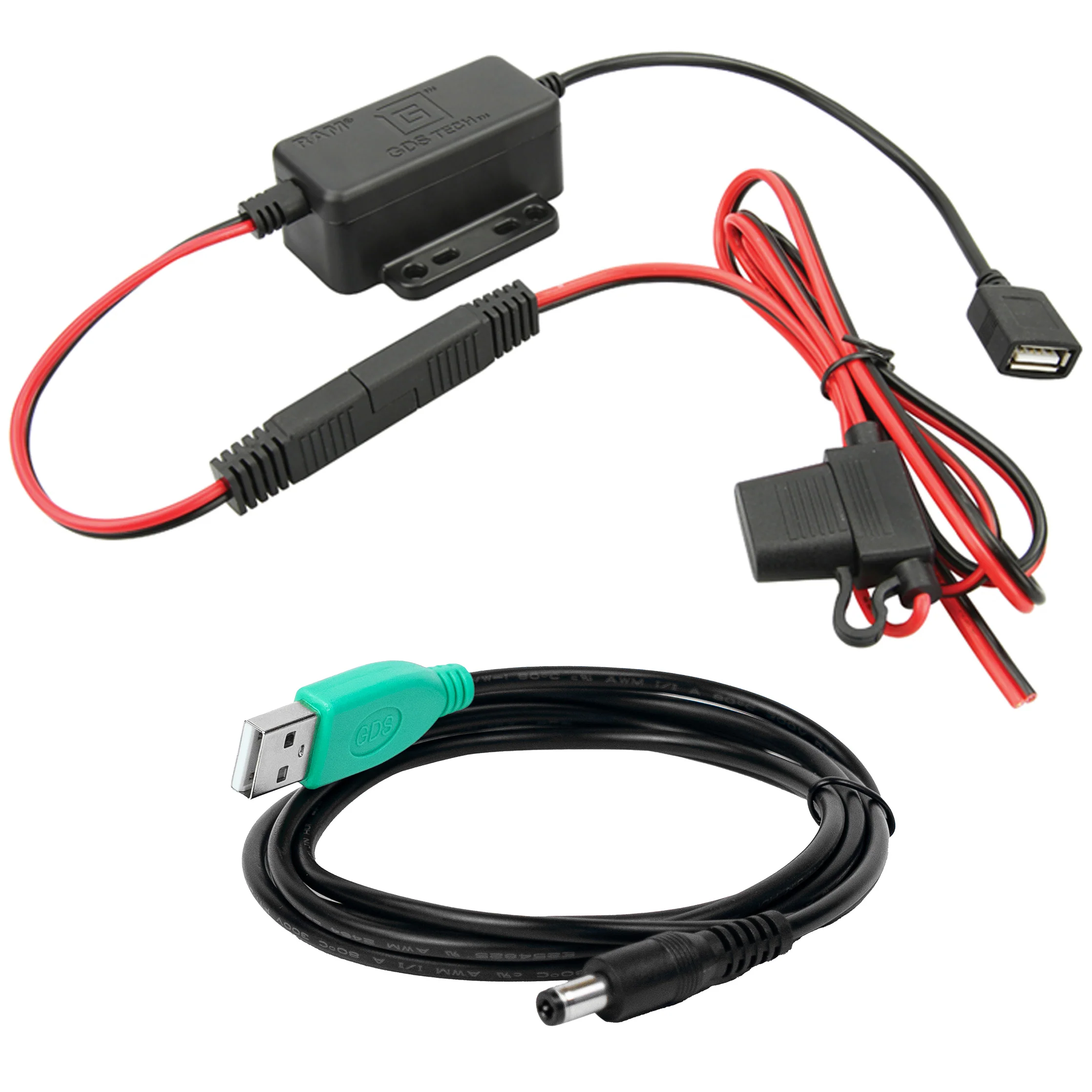 GDS® Modular 30-64V Hardwire Charger with USB-A to DC Cable