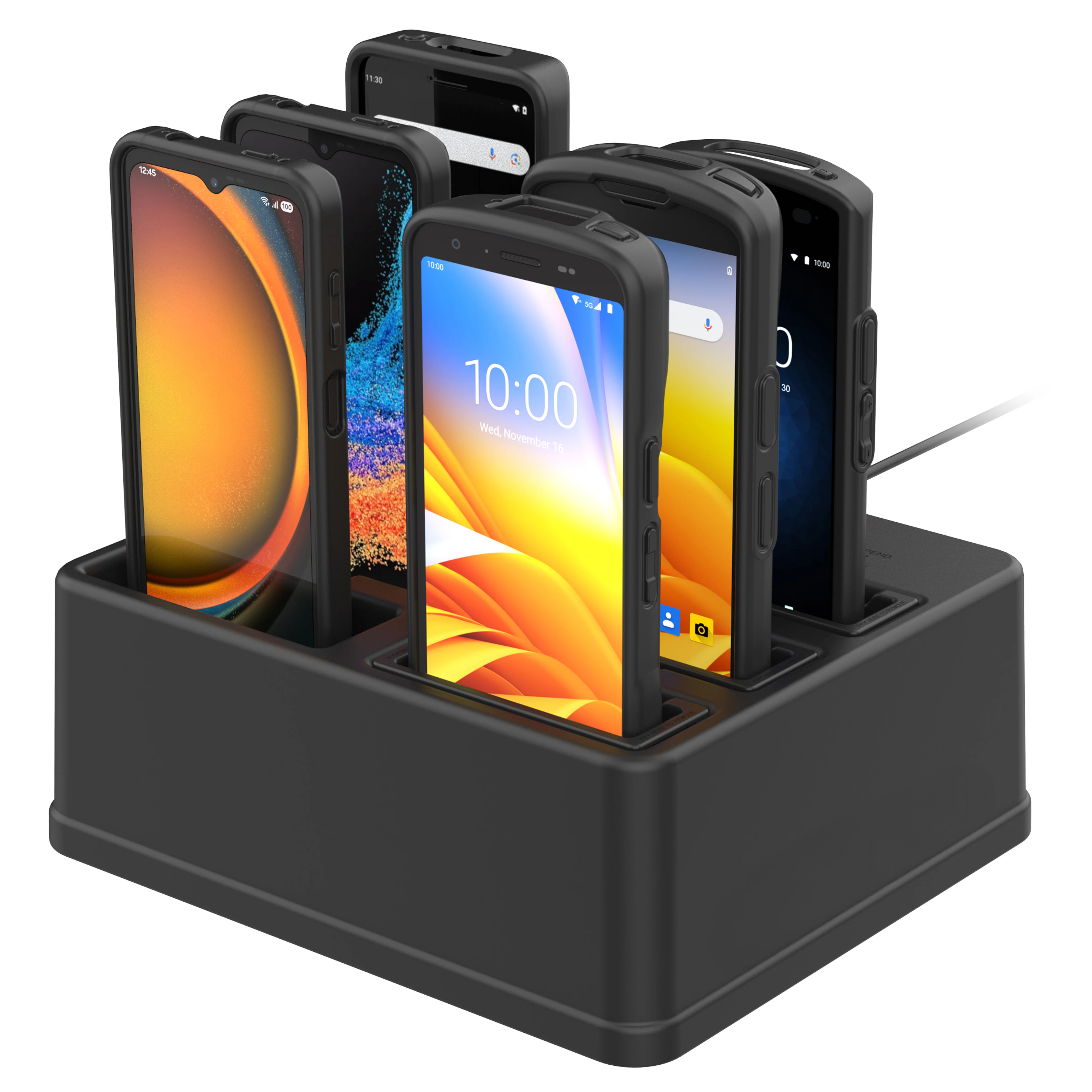 GDSĀ® 6-Port Powered Dock for Handhelds with IntelliSkinĀ®