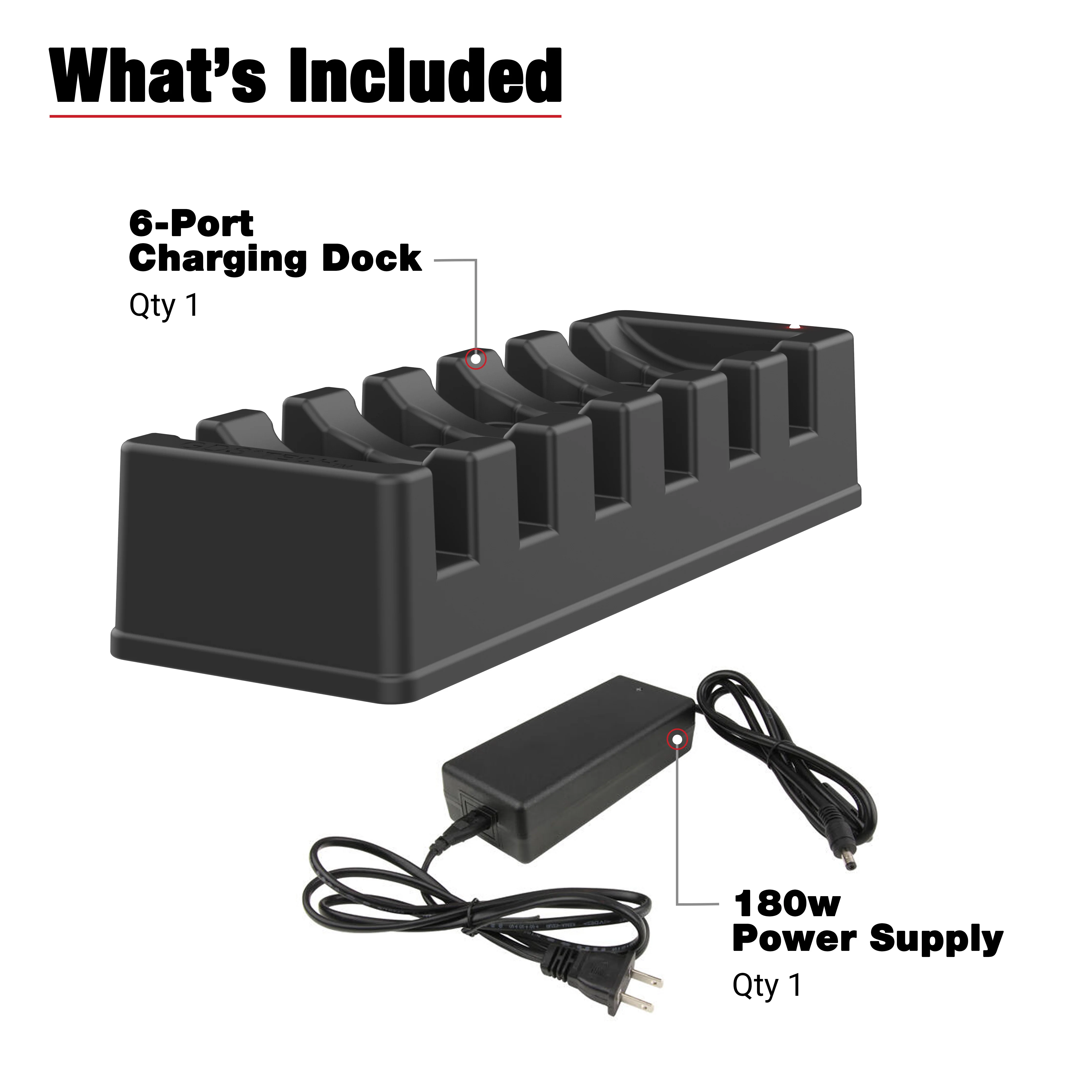 GDSĀ® 6-Port Power + Single RJ45 Dock for Tablets with IntelliSkinĀ® - Image 6
