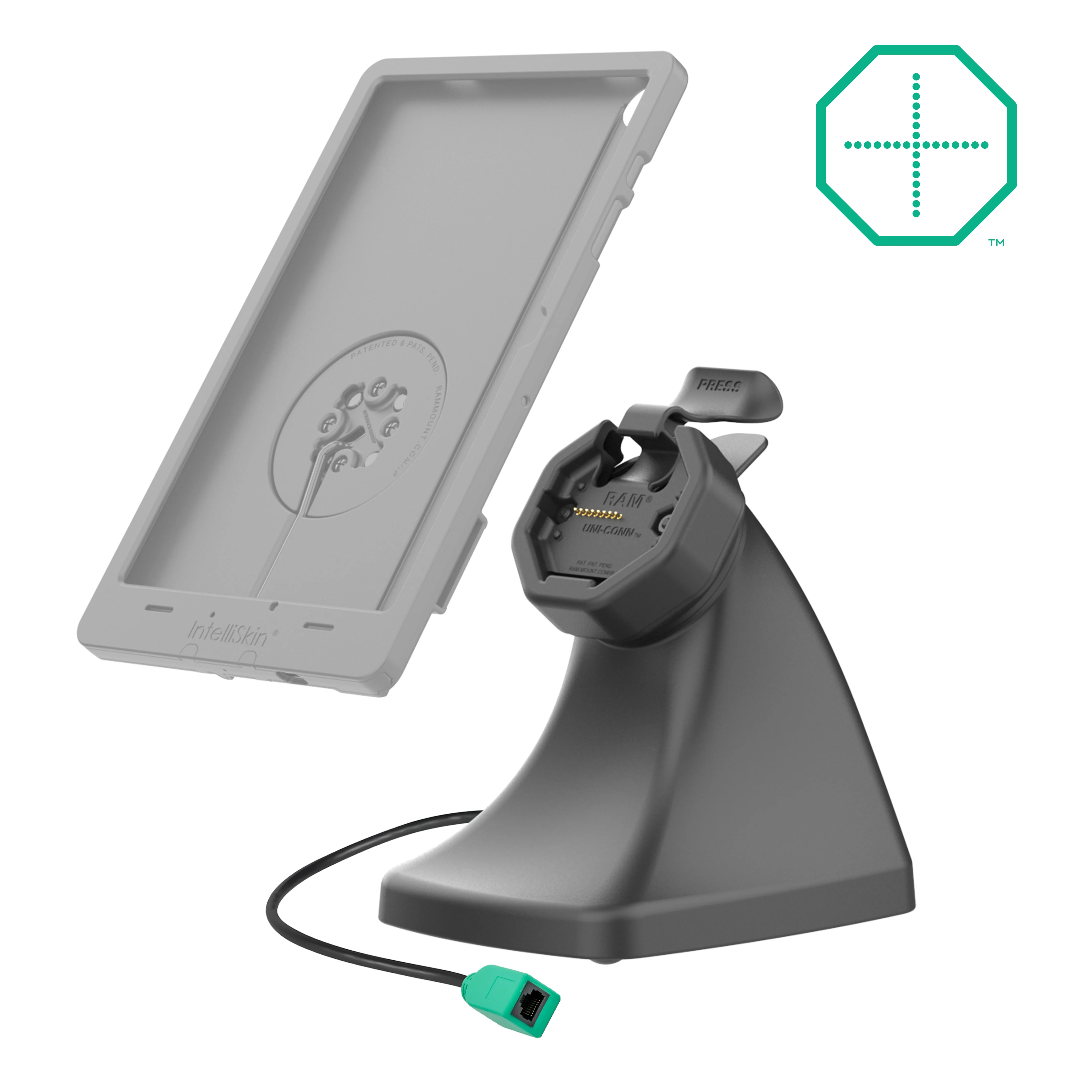 GDS® Uni-Conn™ Powered Snap-In Kiosk Dock with PoE - Image 2