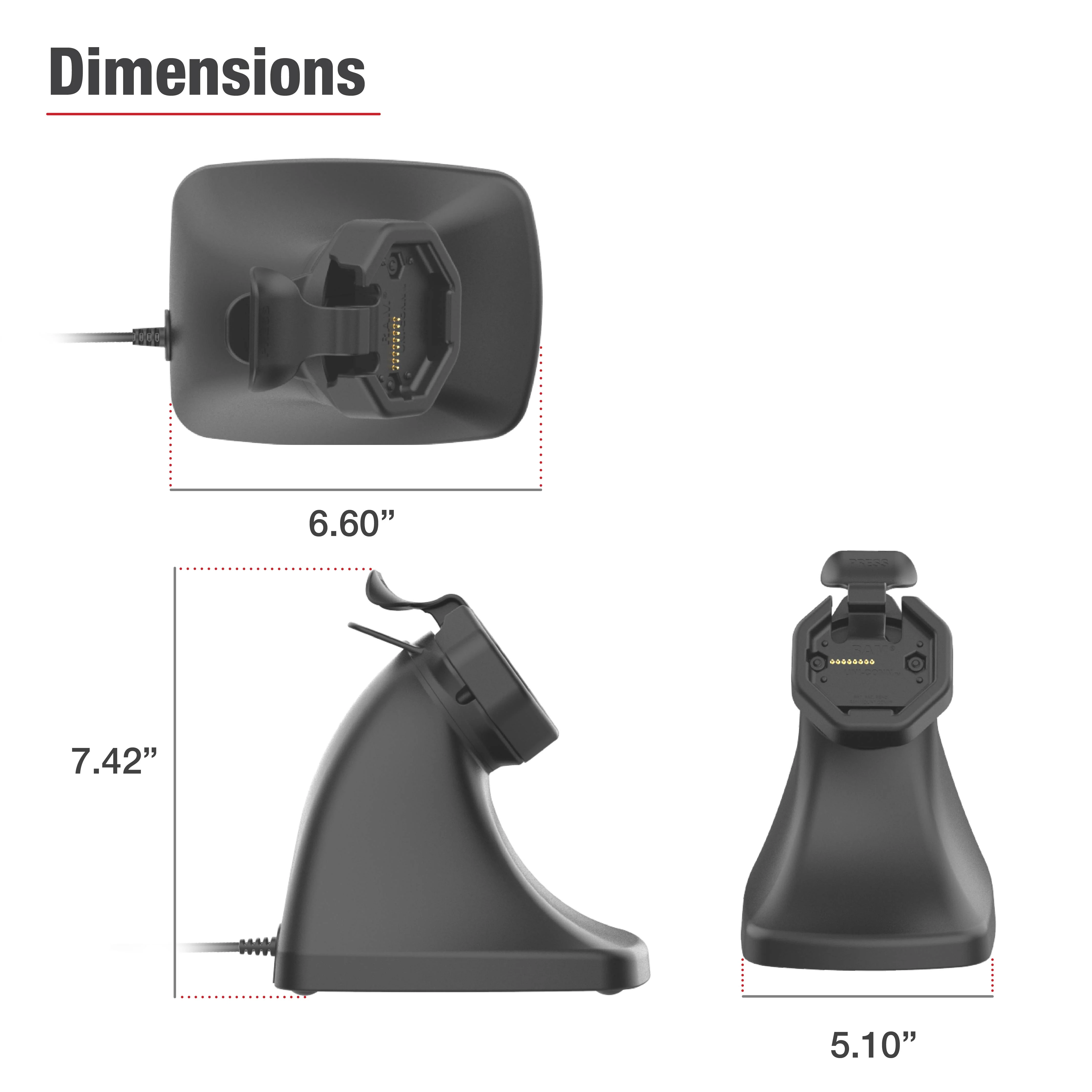 GDS® Uni-Conn™ Powered Snap-In Kiosk Dock with PoE - Image 4