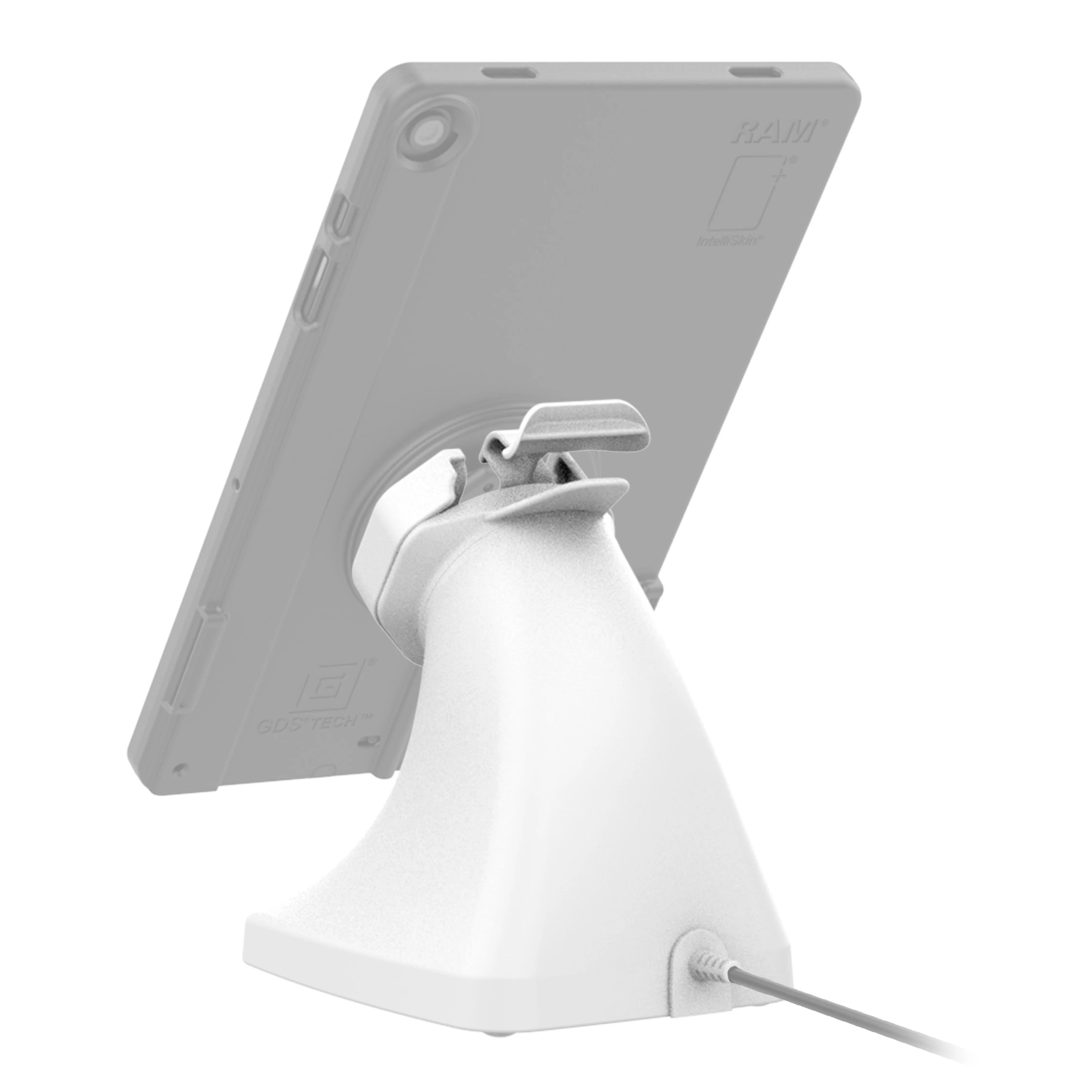 GDS® Uni-Conn™ Powered Snap-In Kiosk Dock with PoE - Gray - Image 3