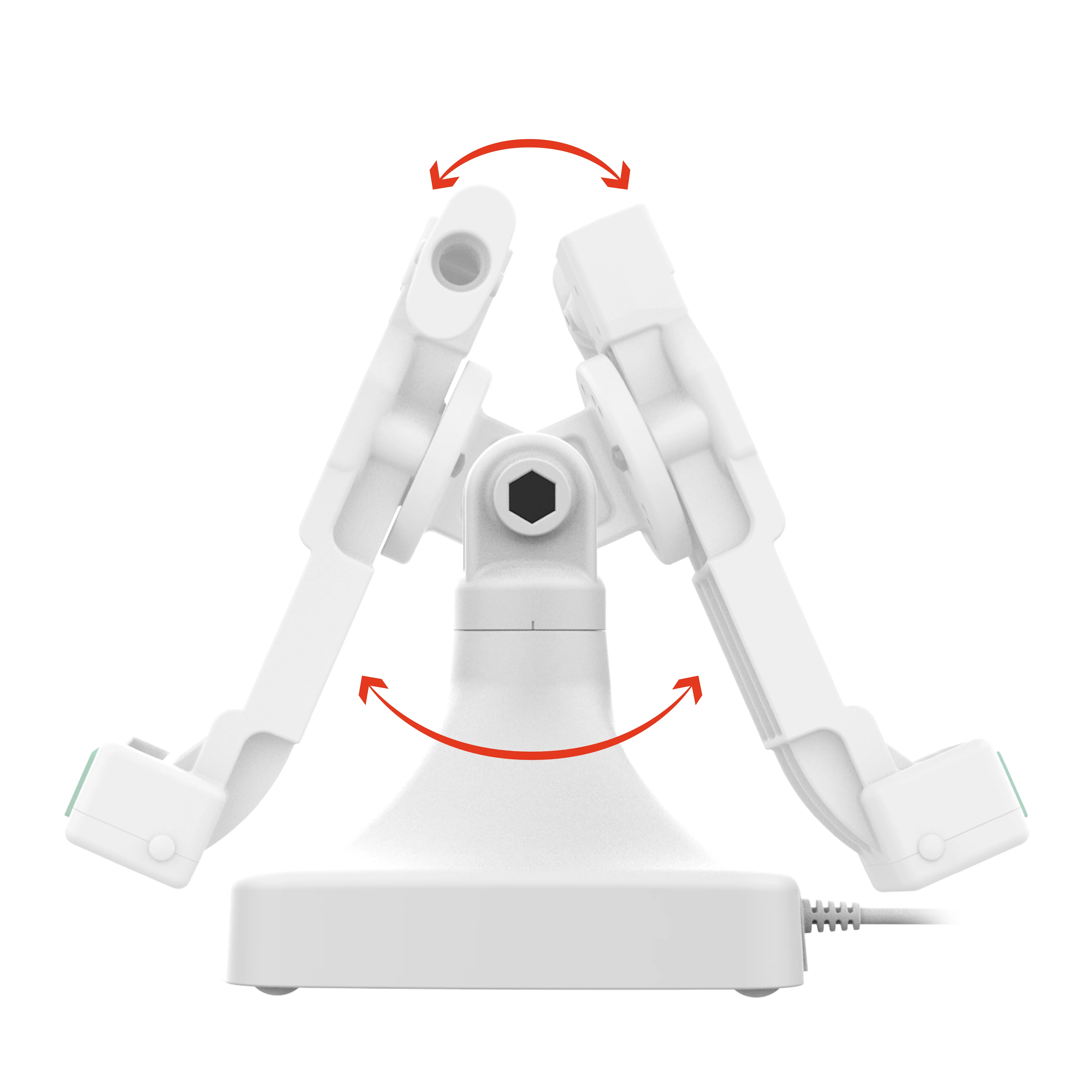 GDS® Uni-Conn⢠Tilt & Swivel Dock with USB-C - Gray - Image 3