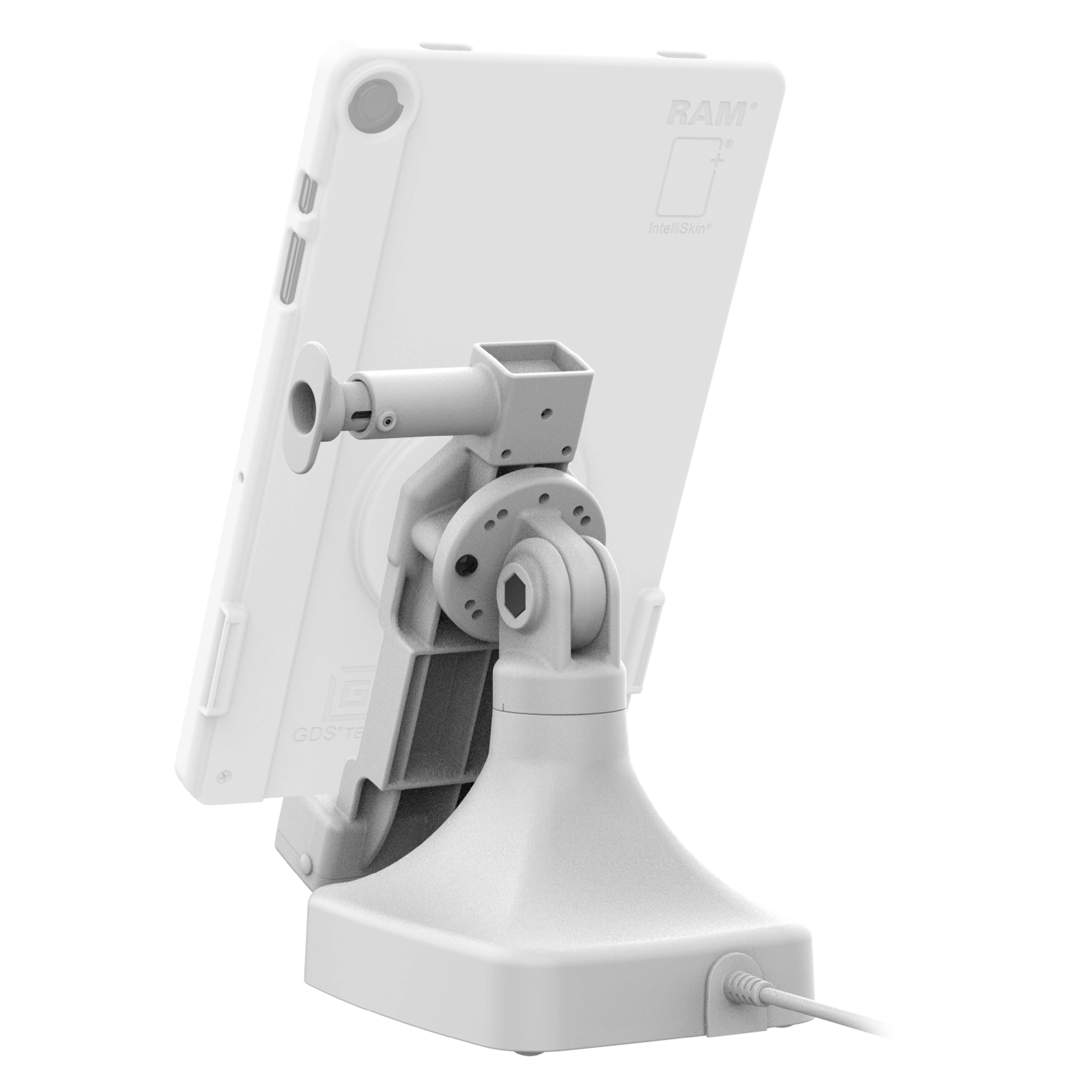 GDS® Uni-Conn⢠Tilt & Swivel Dock with USB-C - Gray - Image 4