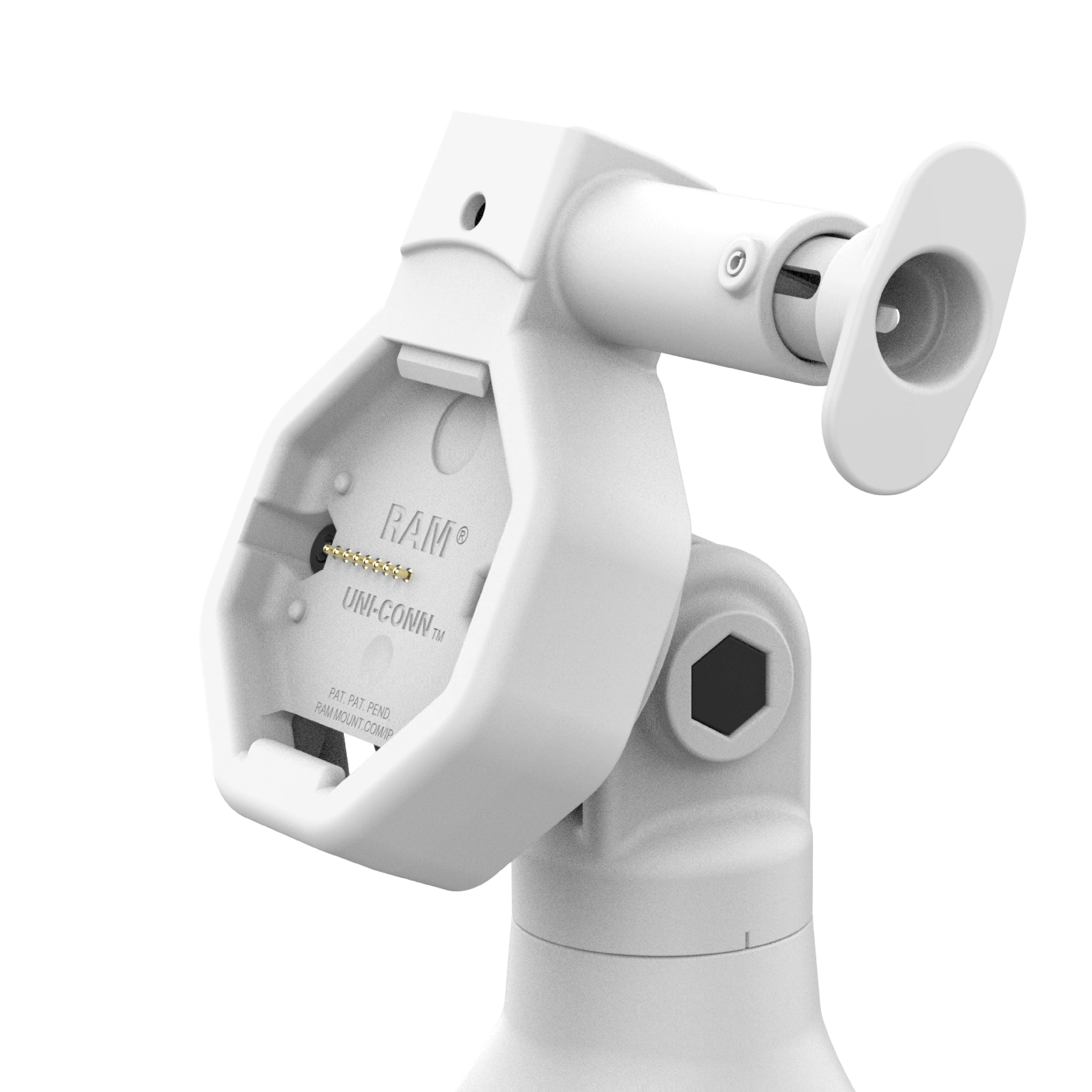 GDS® Uni-Conn⢠Powered Tilt & Swivel Dock with USB-C - Gray - Image 5
