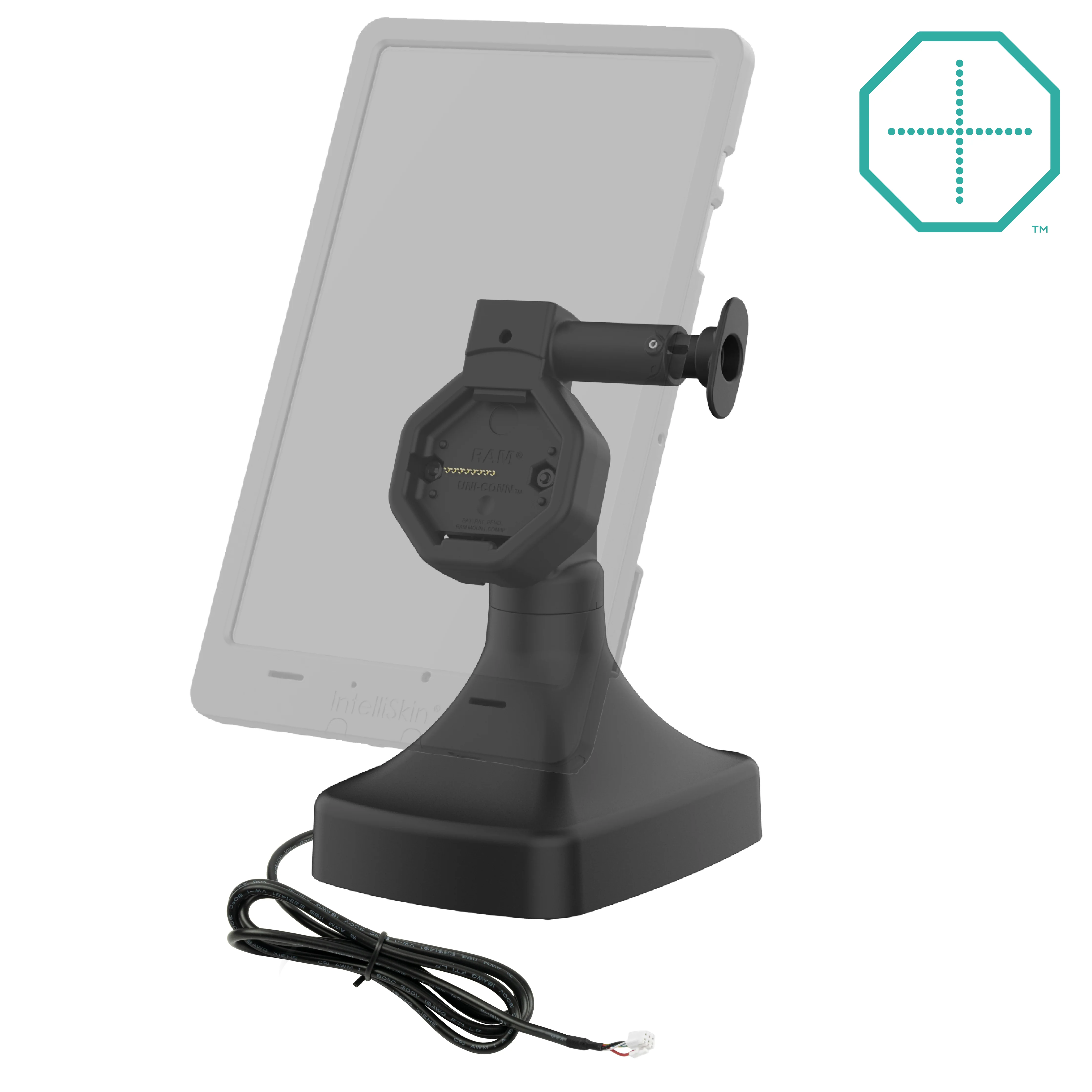 GDS® Uni-Conn™ Powered Tilt & Swivel Dock with PoE - Image 2