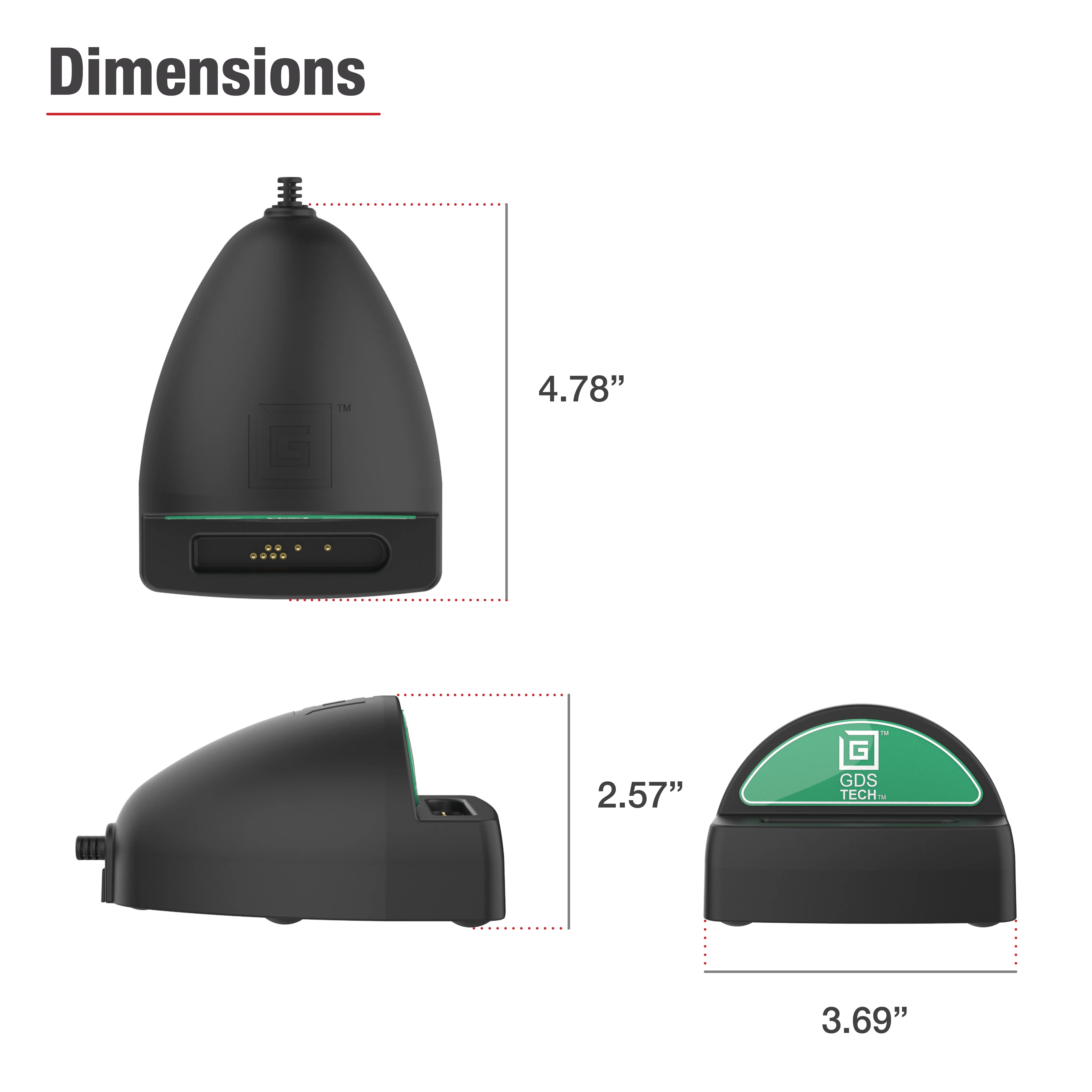 GDSĀ® Desktop Dock with USB-C 2.0 Power Delivery - Large Tablets - Image 3