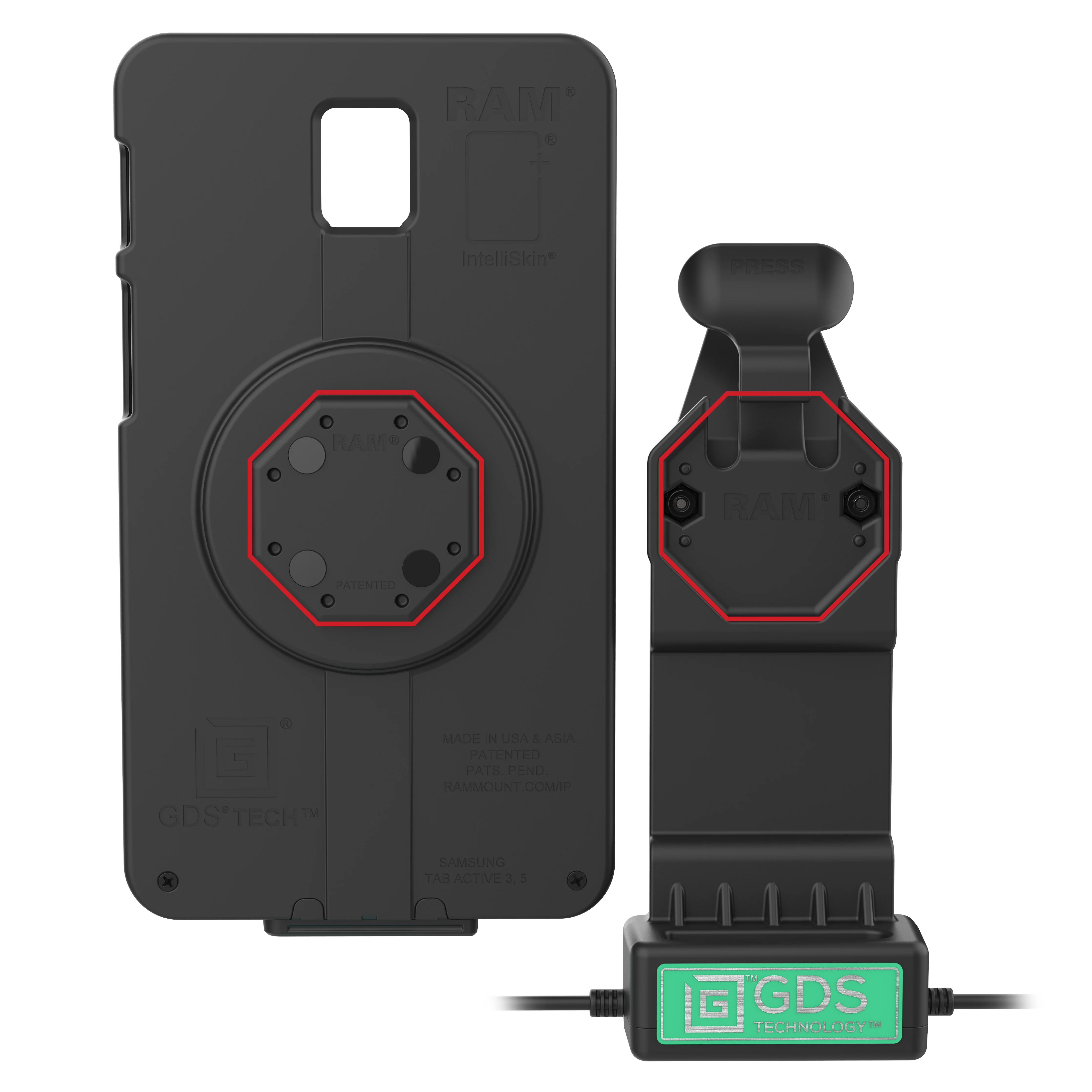 GDS® Uni-Conn™ Dock + Single USB-A with Release Lever - Image 3