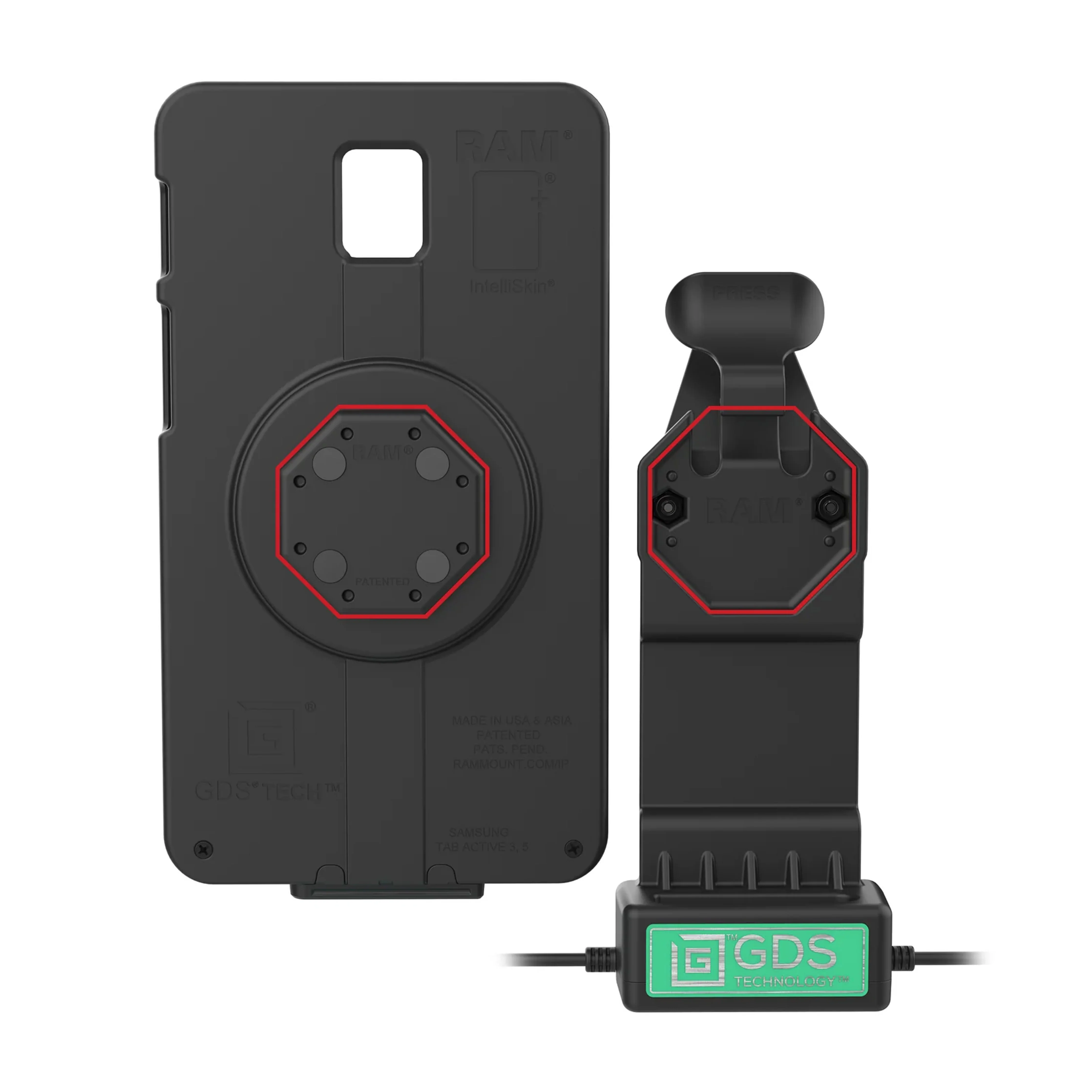 GDS® Uni-Conn⢠Dock + Dual USB-A & USB-C with Release Lever - Image 3