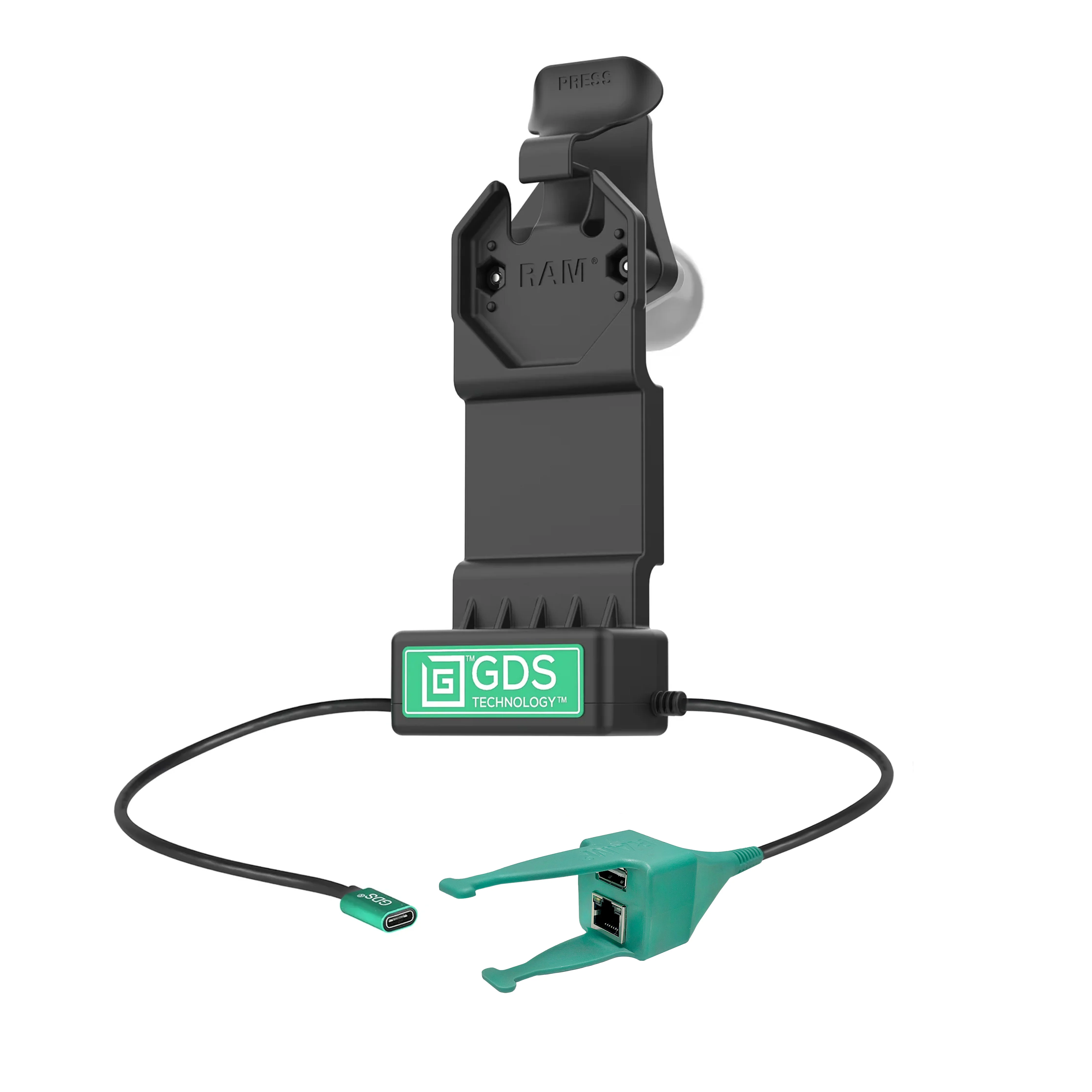 GDS® Uni-Conn™ Dock + USB-A & RJ45 with Release Lever