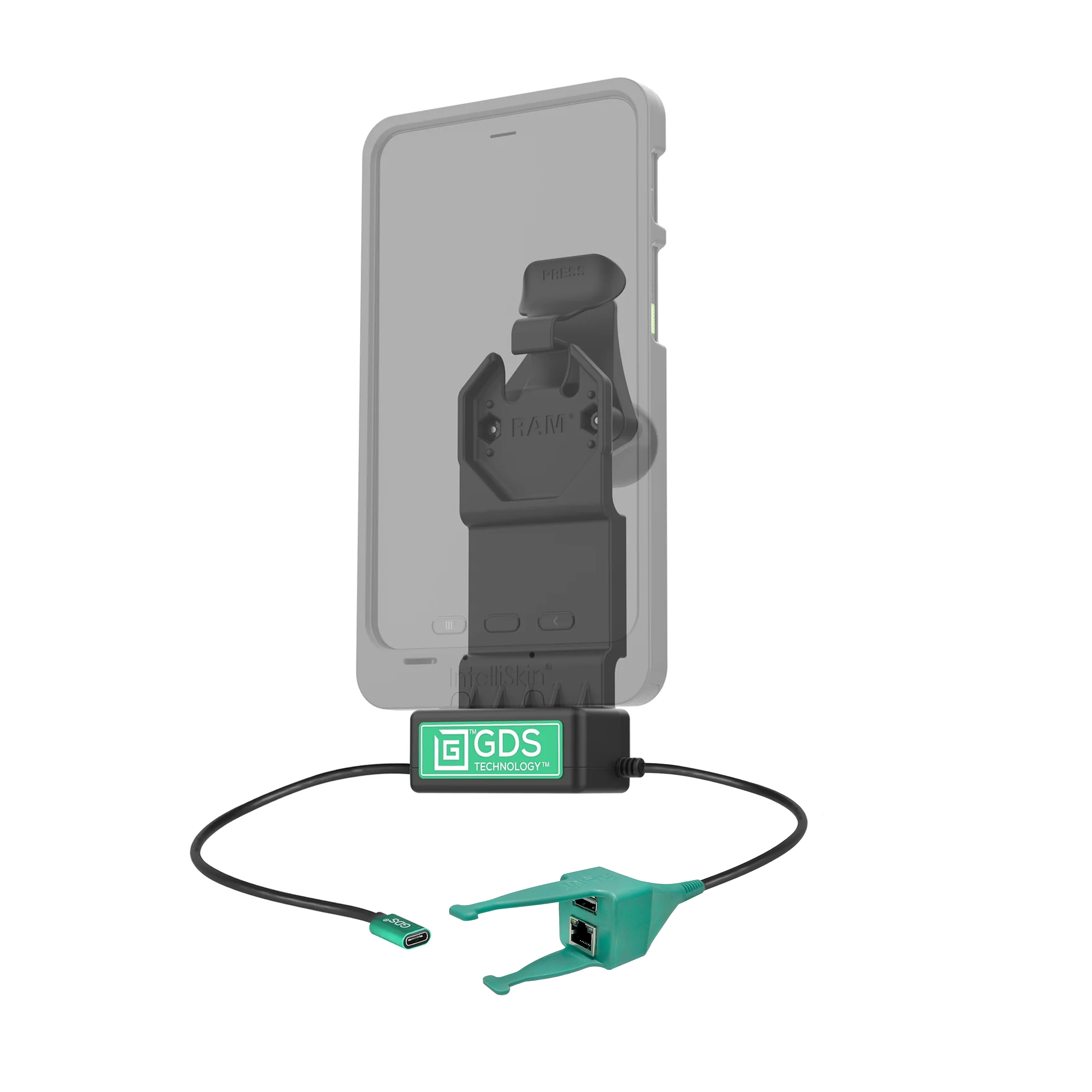 GDS® Uni-Conn™ Dock + USB-A & RJ45 with Release Lever - Image 2