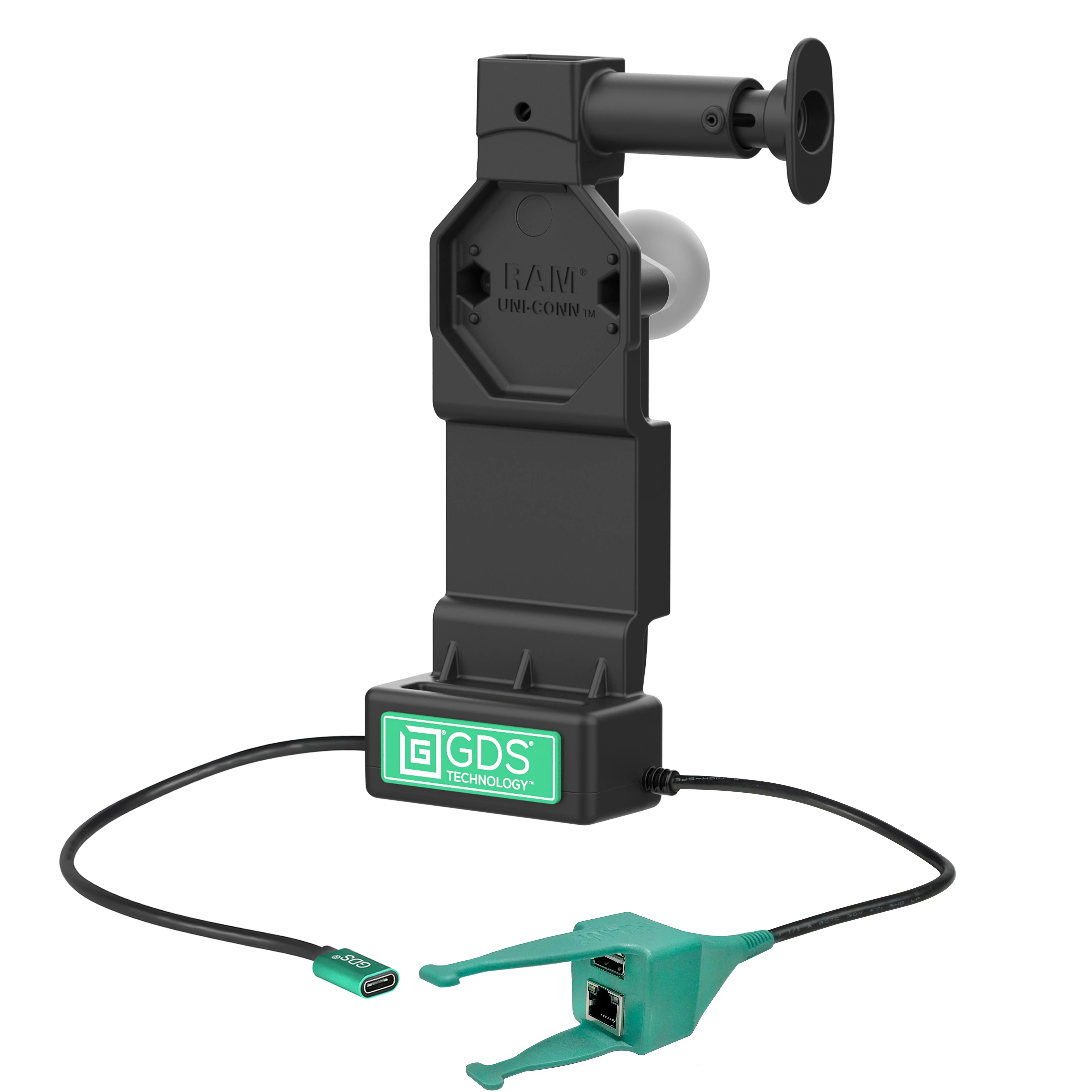 GDS® Uni-Conn⢠Dock + USB-A & RJ45 with Release Button