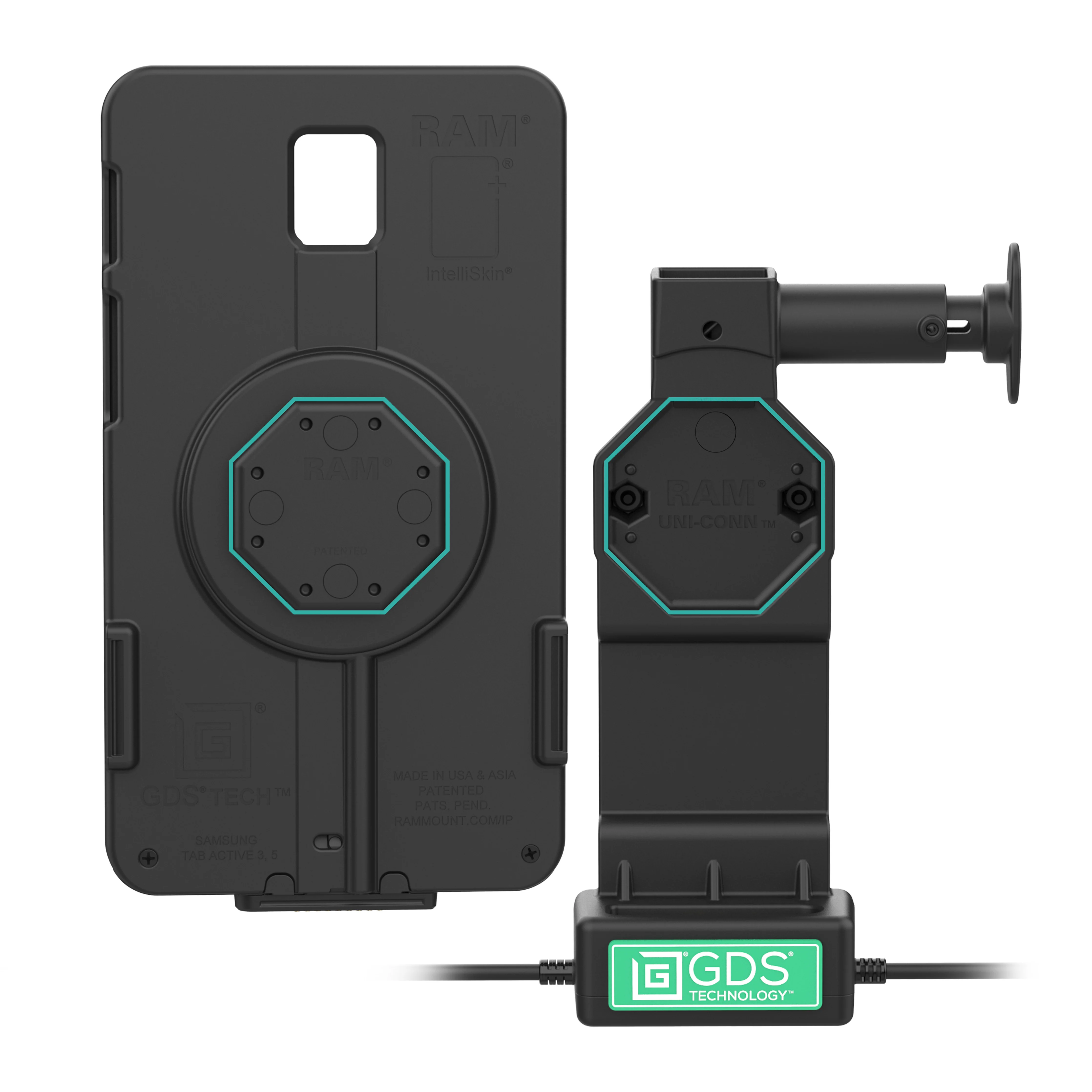 GDS® Uni-Conn⢠Dock + USB-A & RJ45 with Release Button - Image 3