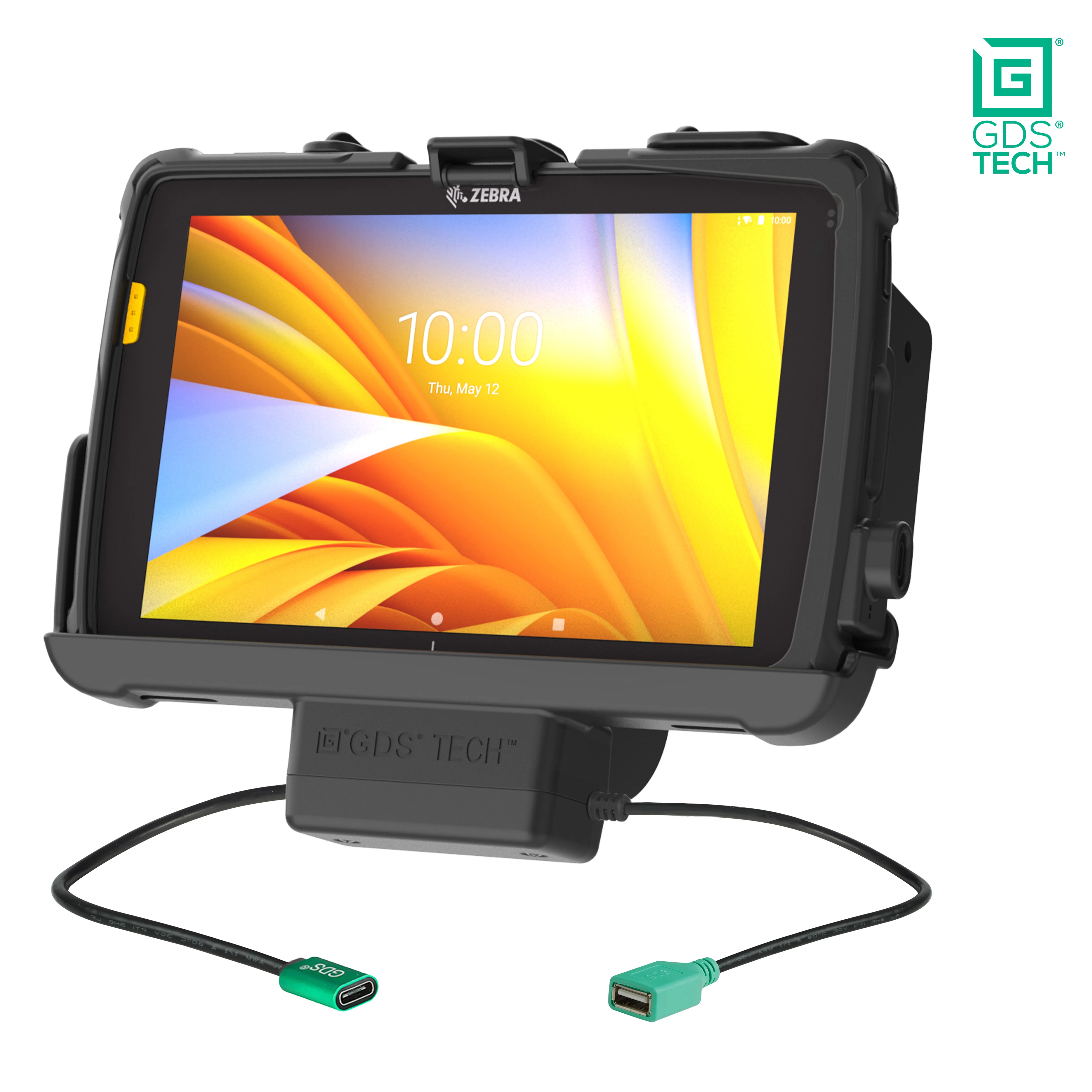 GDSĀ® Power + Data Dock for Zebra ET4x 8" with IntelliSkinĀ®
