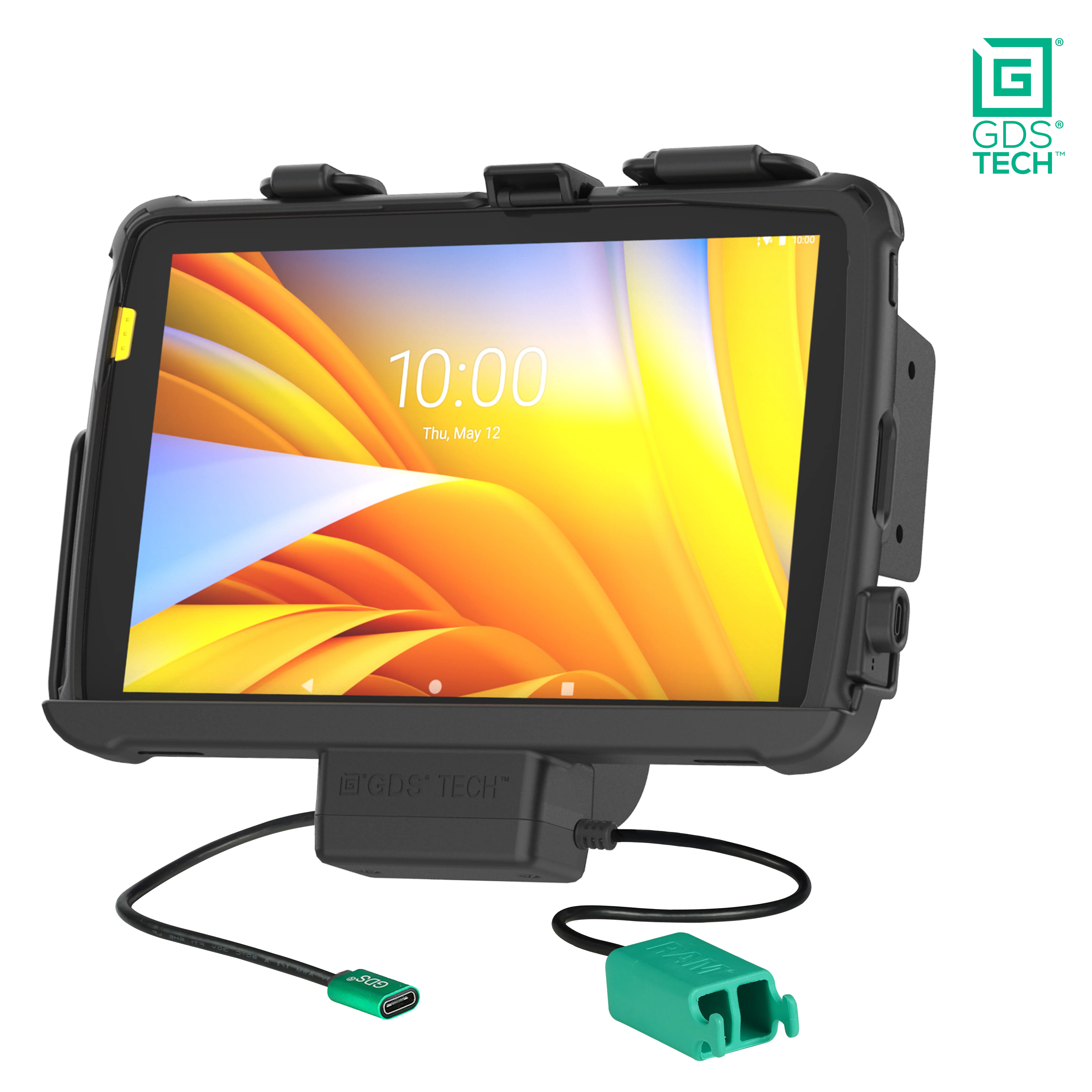 GDSĀ® Power + Dual USB Dock for Zebra & ET4x 10" with IntelliSkinĀ®