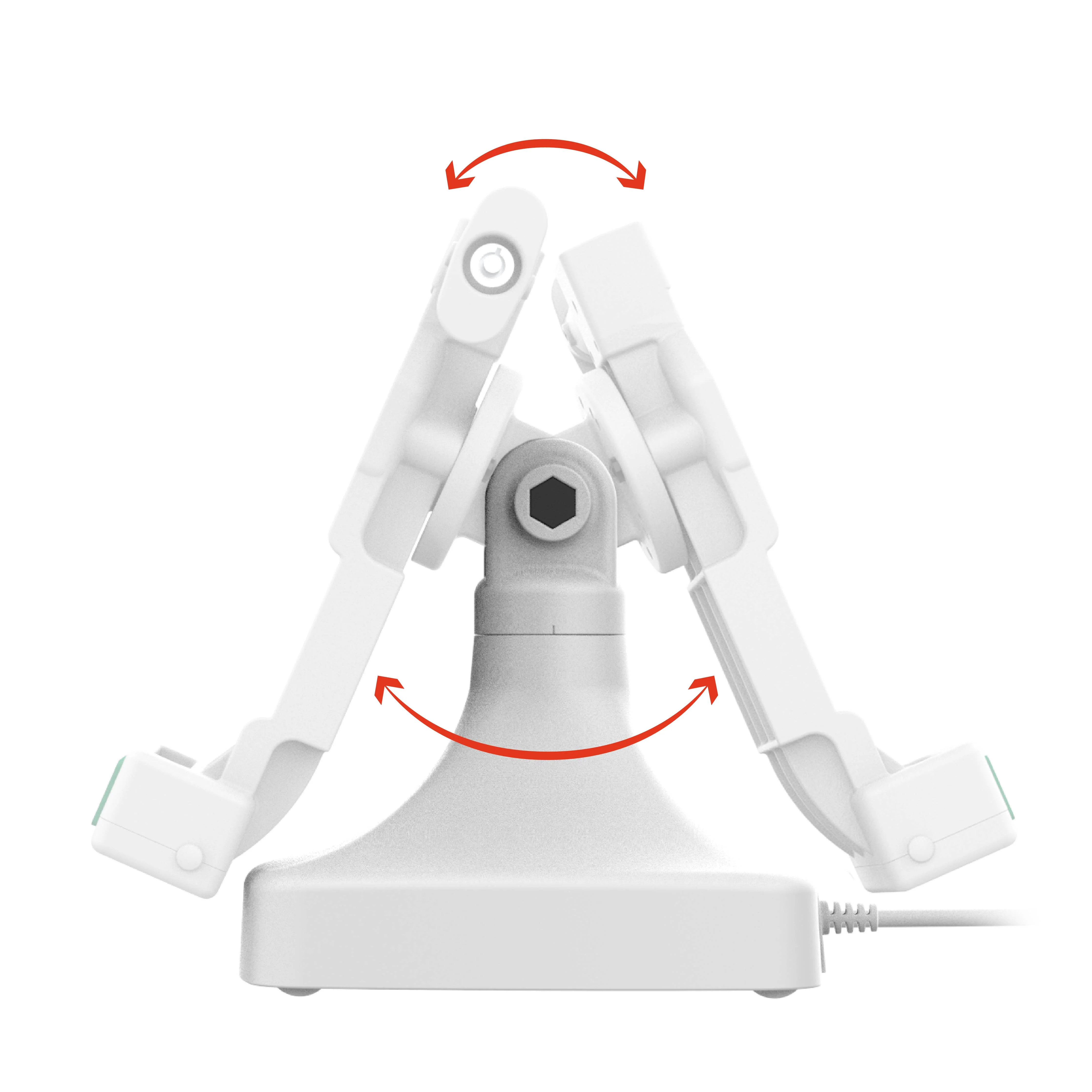 GDS® Uni-Conn⢠Locking Tilt & Swivel Dock with USB-C - Gray - Image 3