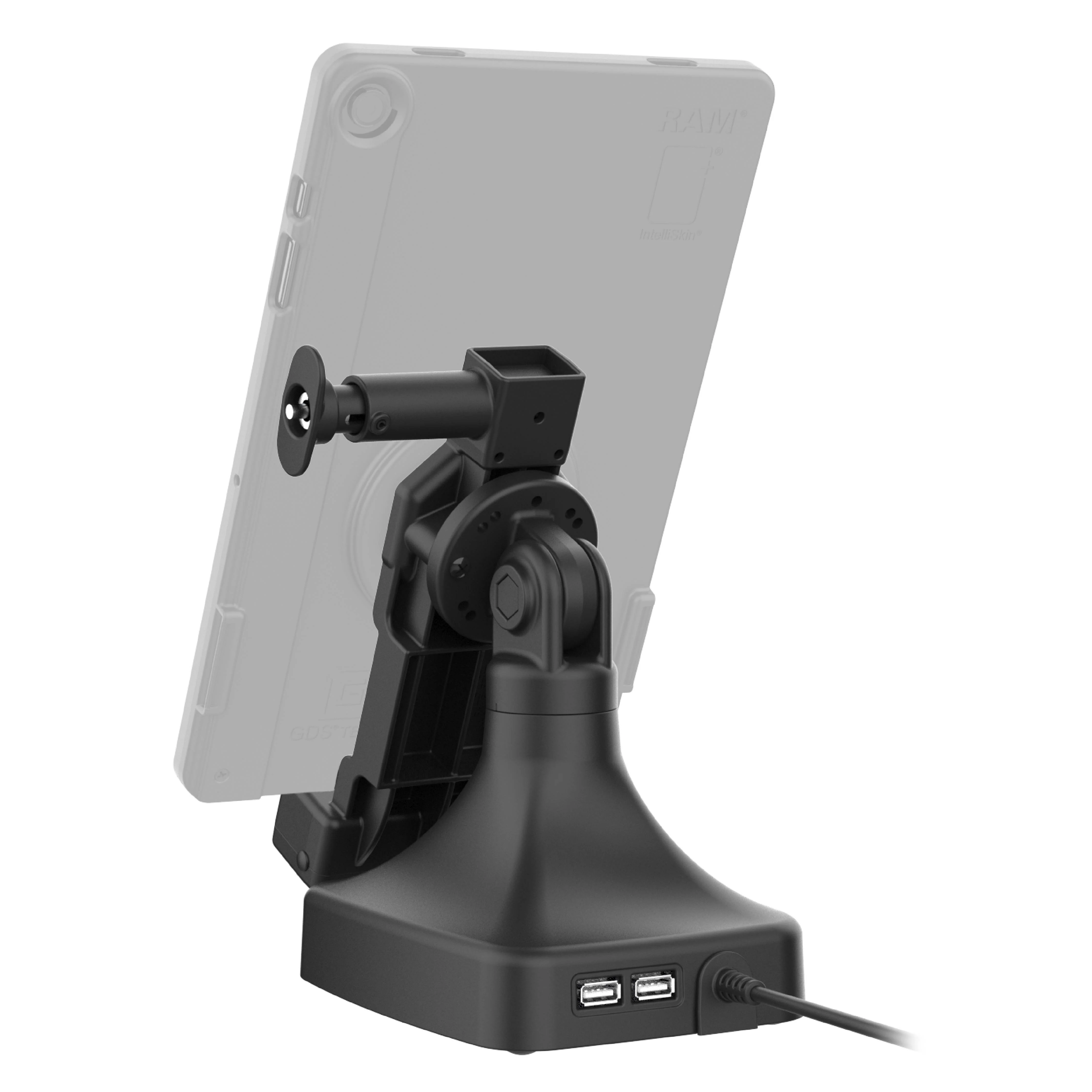 GDS® Uni-Conn⢠Locking Tilt & Swivel Dock with PoE + Data - Image 4