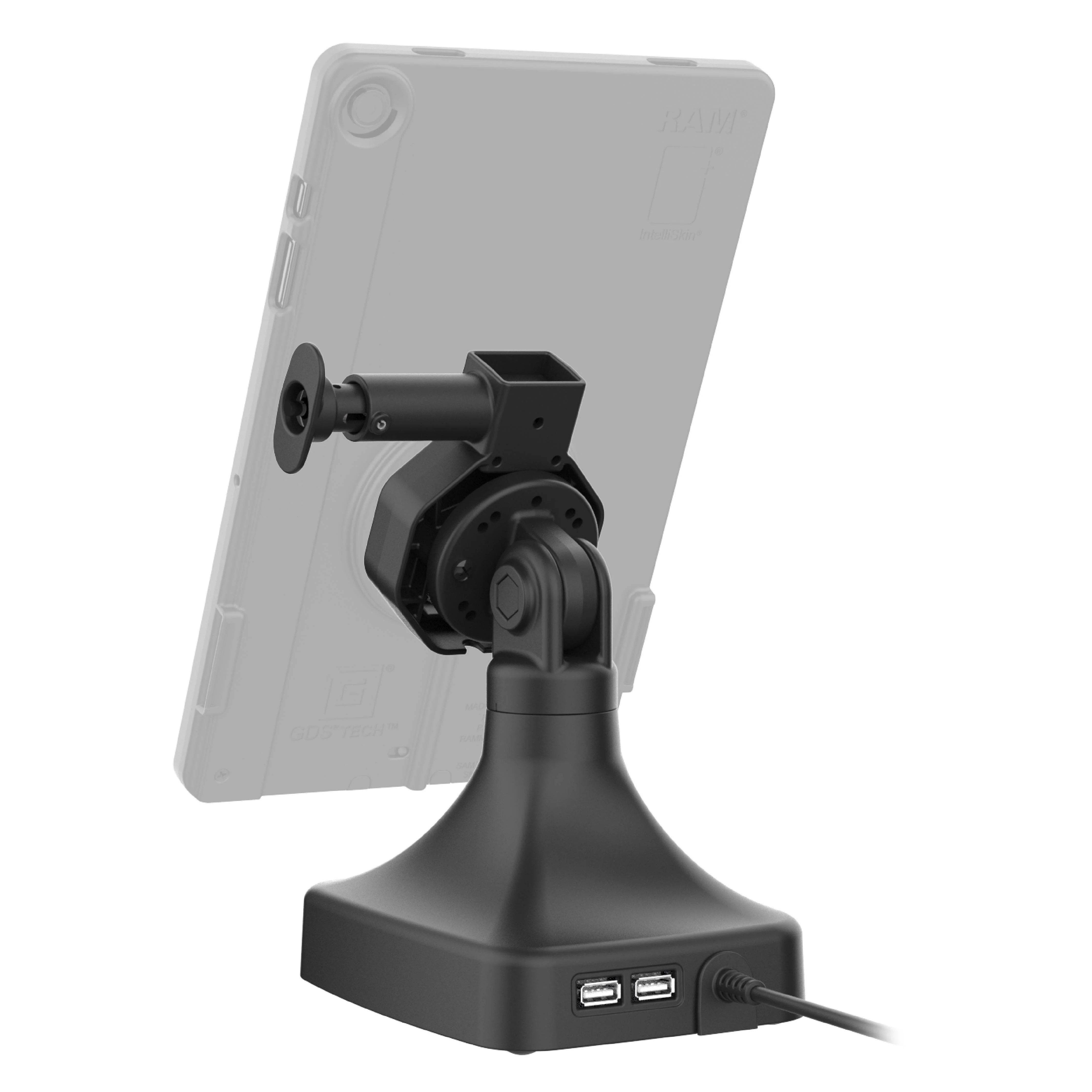 GDS® Uni-Conn⢠Powered Locking Tilt & Swivel Dock with USB-C + Data - Image 4