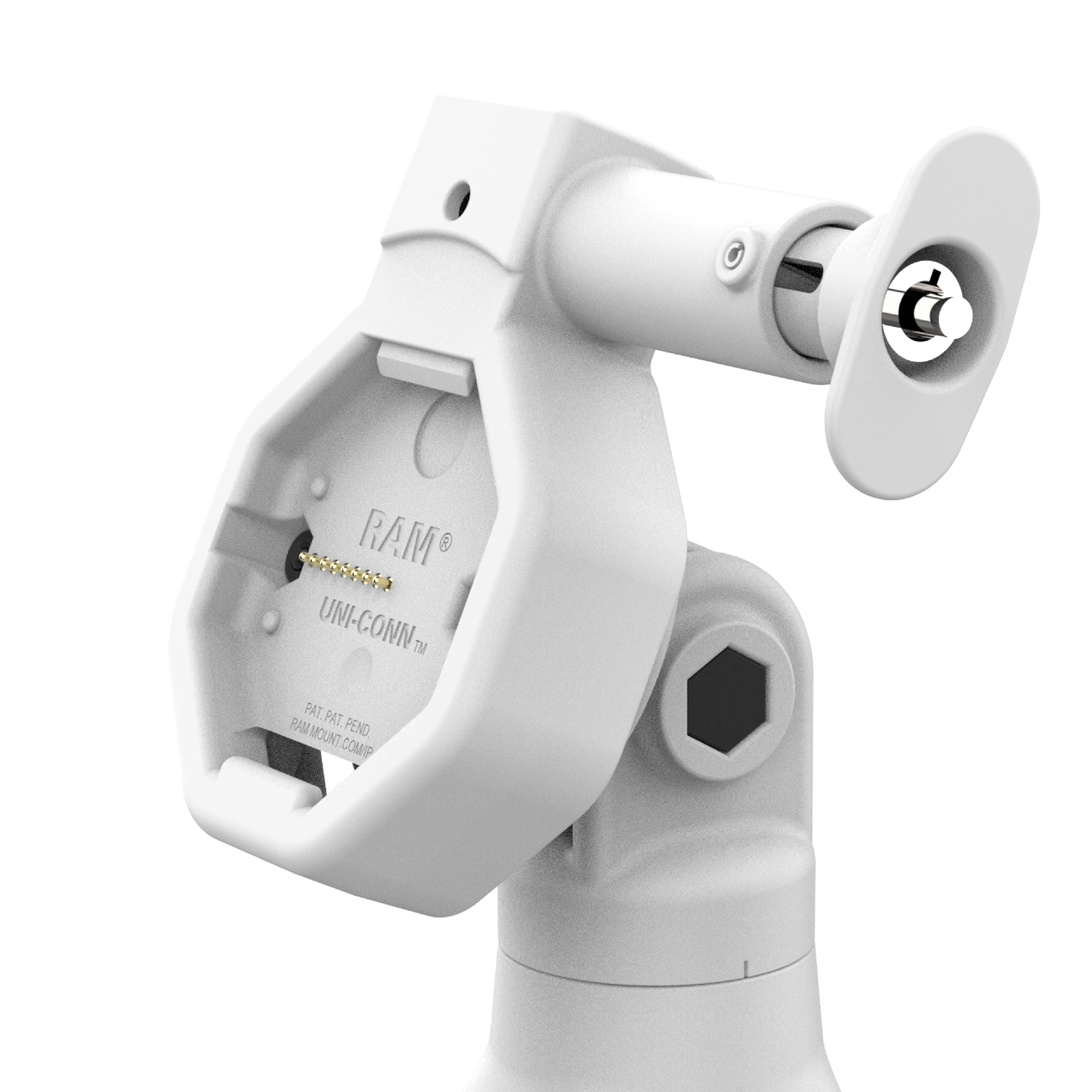 GDS® Uni-Conn™ Powered Locking Tilt & Swivel Dock with USB-C - Gray - Image 5