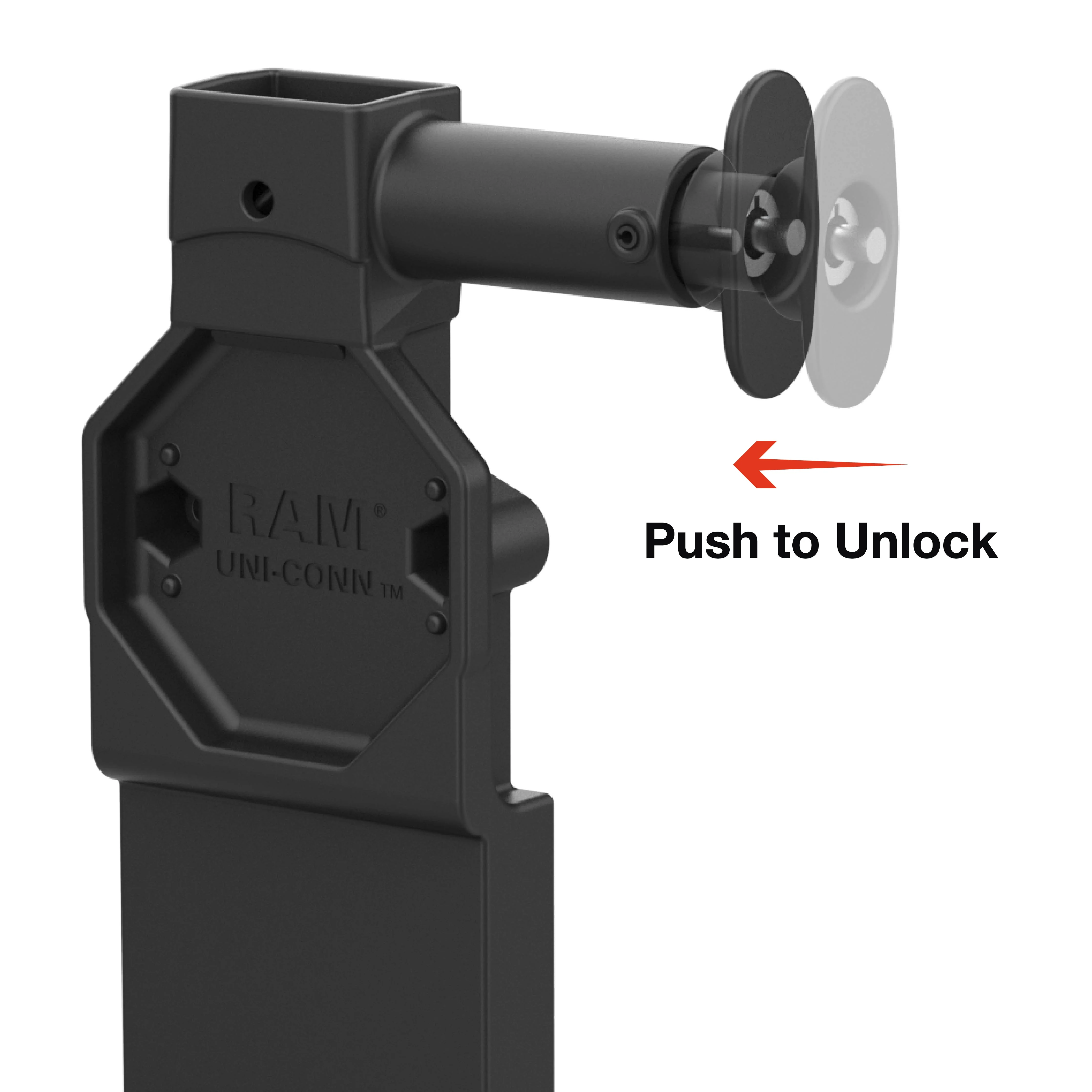 GDS® Uni-Conn™ Locking Dock + USB-A & RJ45 with Release Button - Image 6