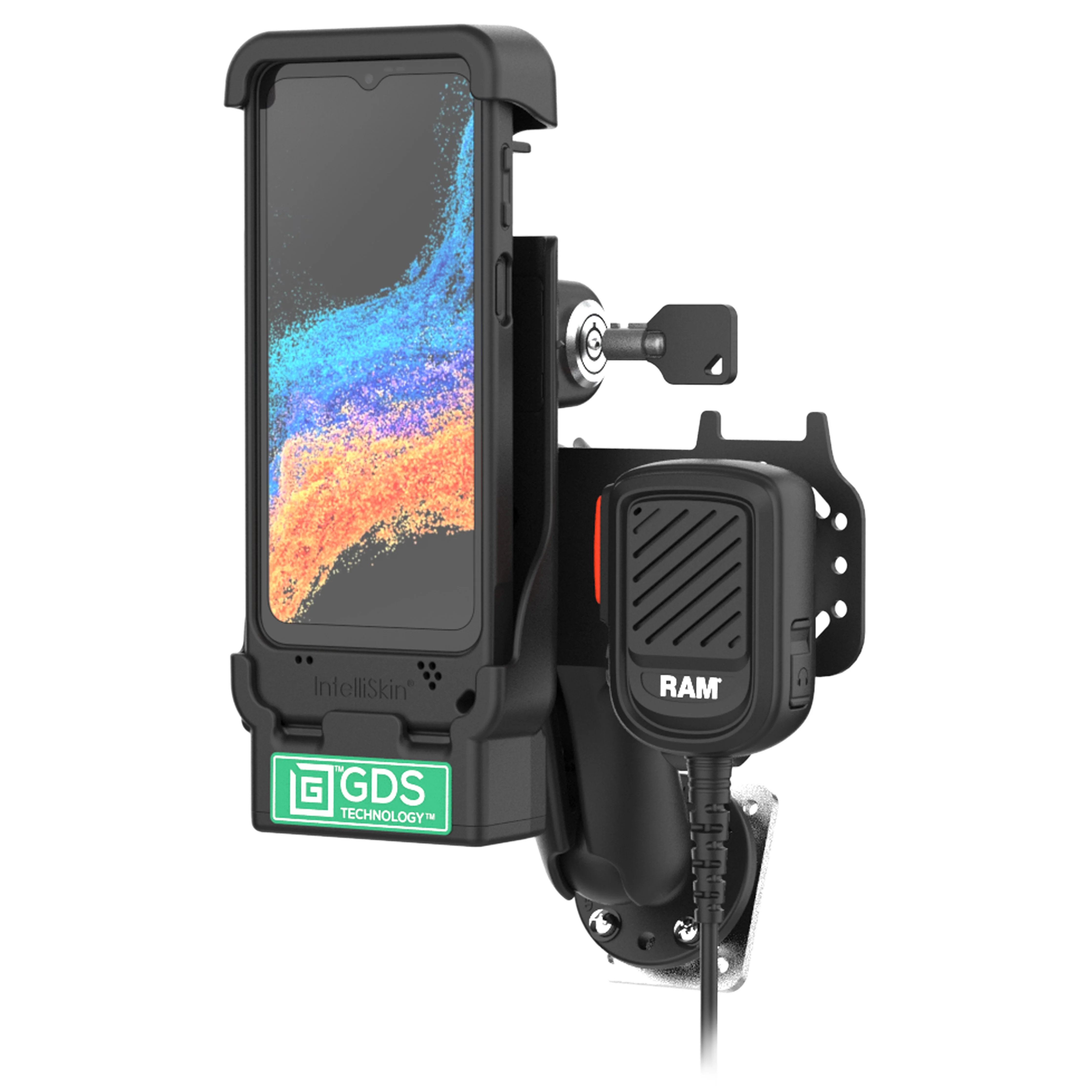 GDSĀ® Locking PTT Speaker Mic Kit for XCover7 Pro/6 Pro - Kodiak