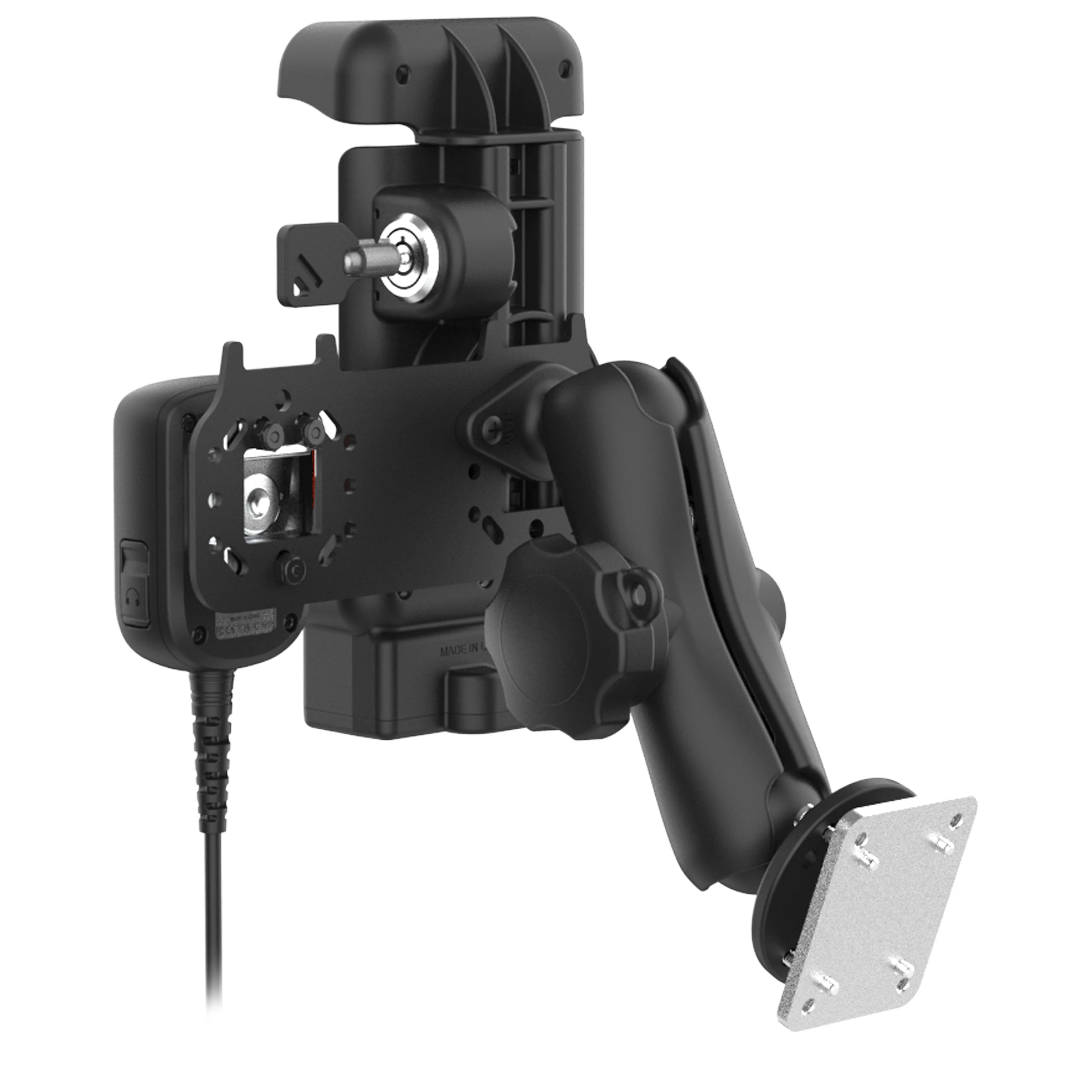 GDSĀ® Locking PTT Speaker Mic Kit for XCover7 Pro/6 Pro - Kodiak - Image 3