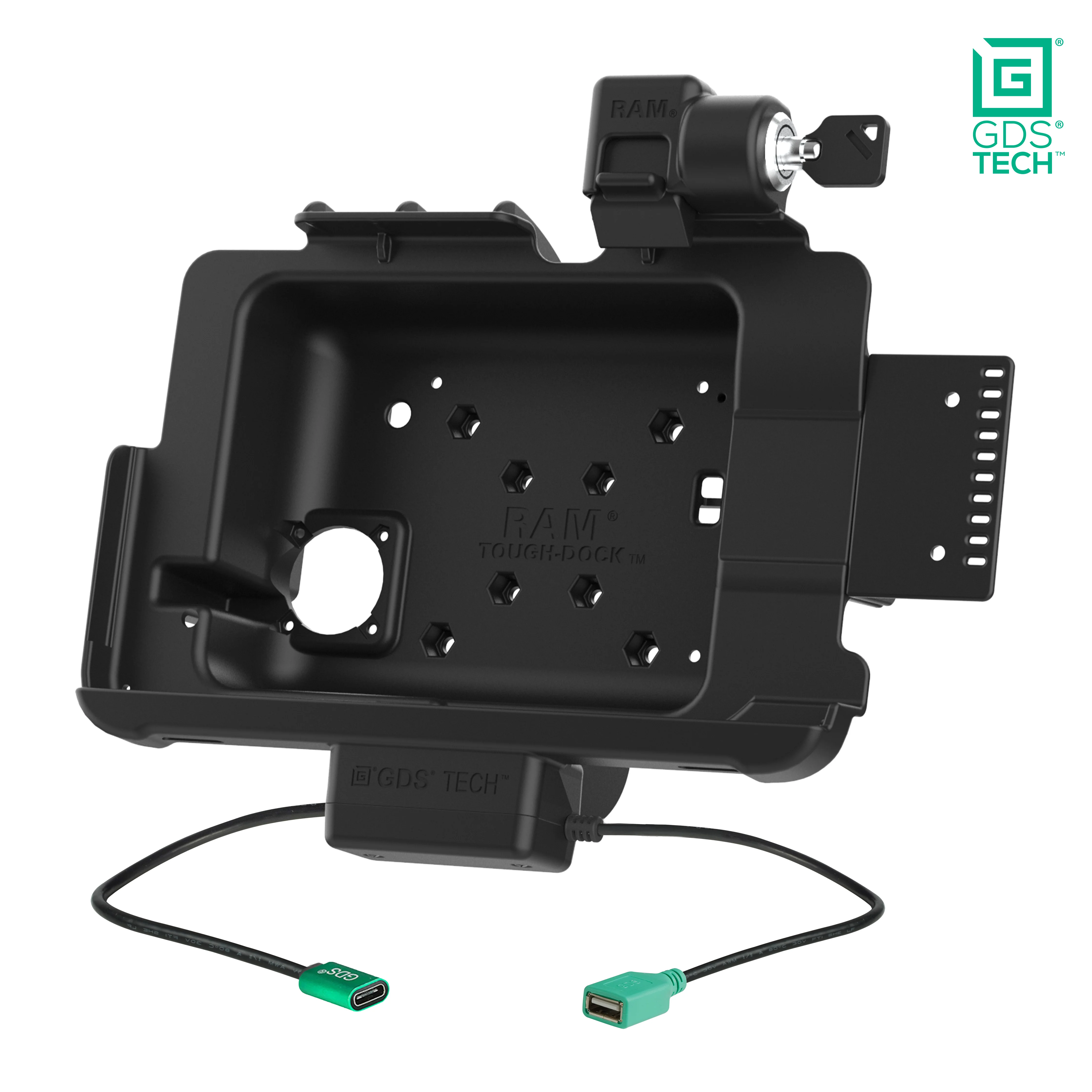 Locking GDSĀ® Dock + Data for Zebra ET401 & ET4x 10" with IntelliSkinĀ® - Image 2