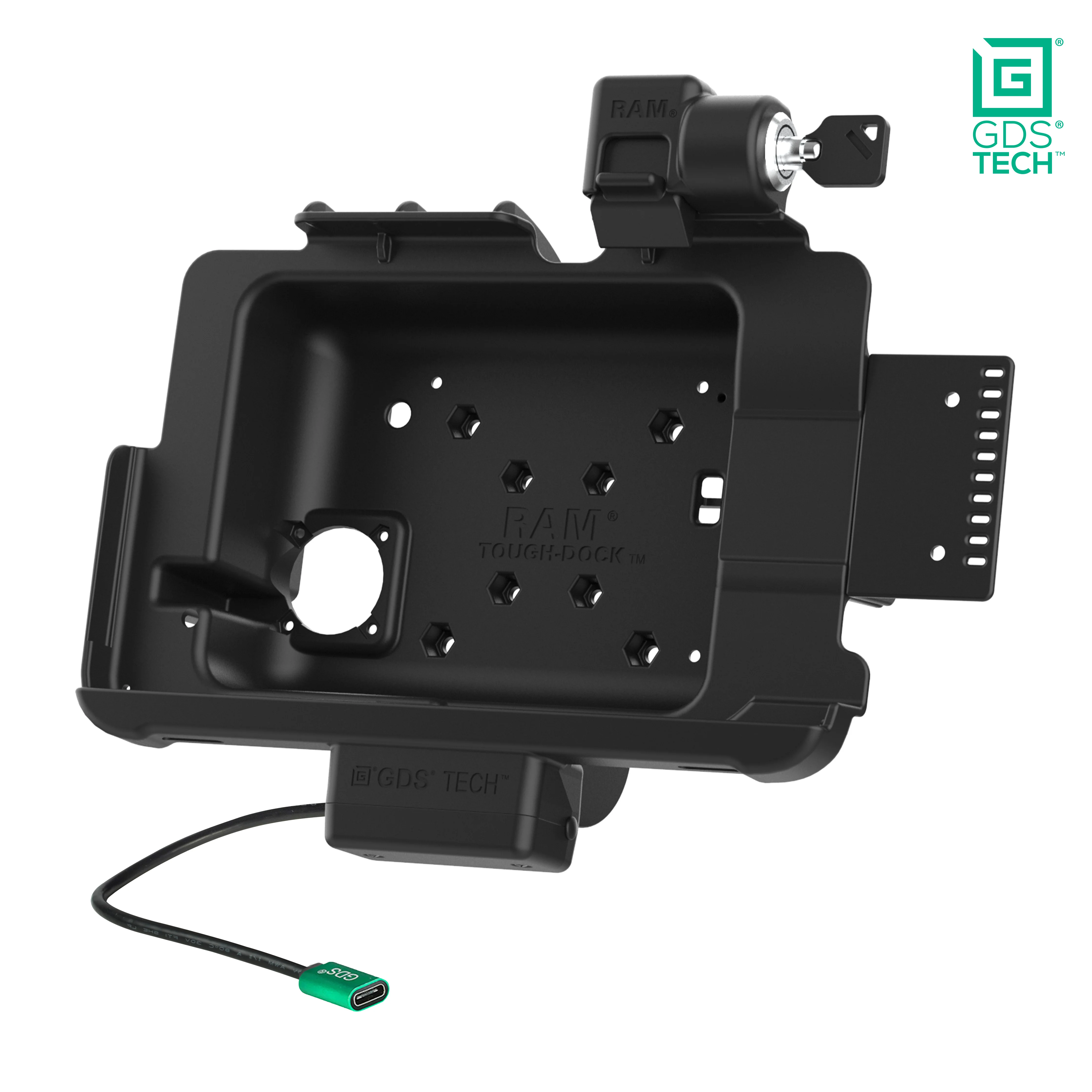Locking GDSĀ® Powered Dock for Zebra ET401 & ET4x 10" with IntelliSkinĀ® - Image 2
