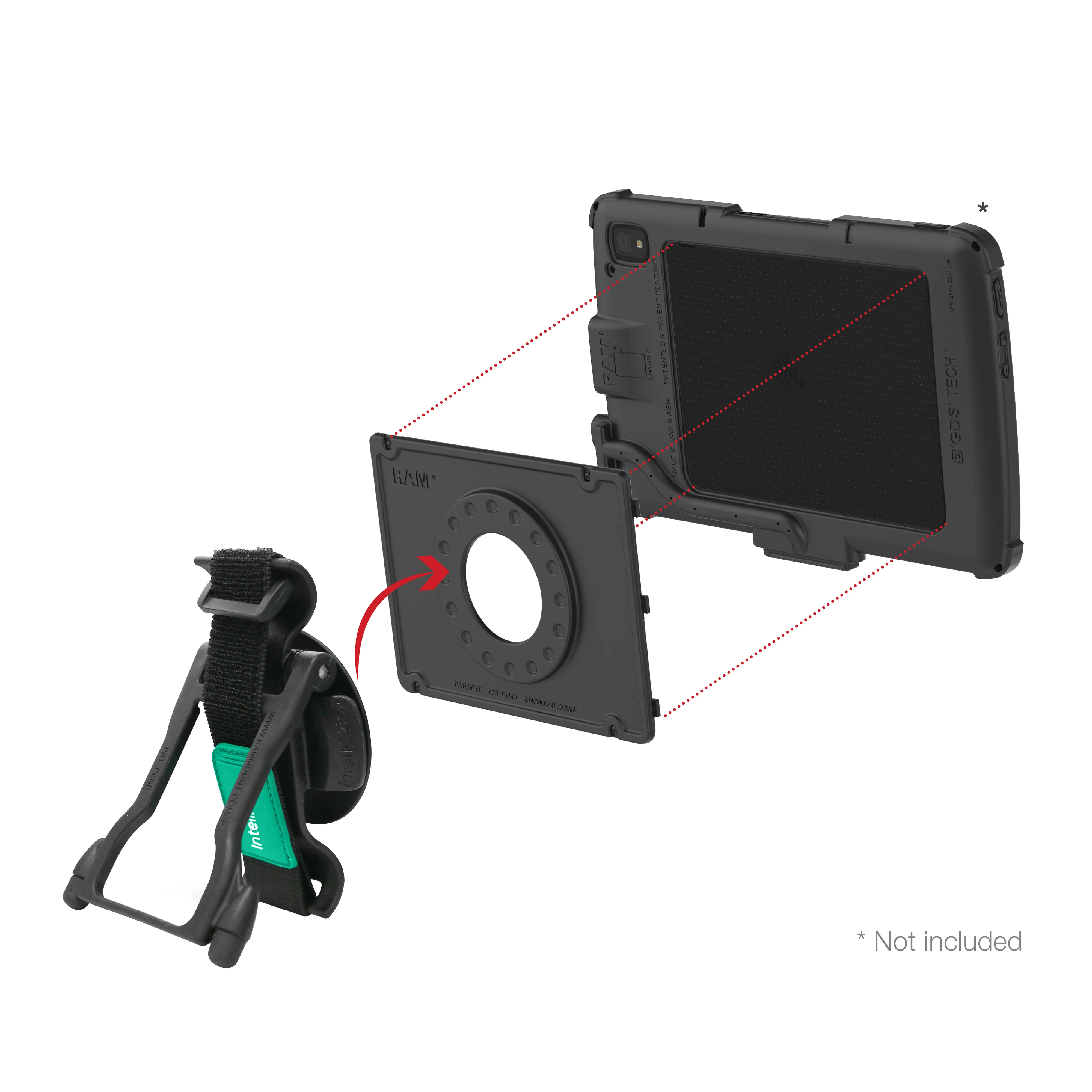 GDS® Hand-Stand™ for Zebra ET401 & ET4x 10” Enterprise Tablet - Image 4