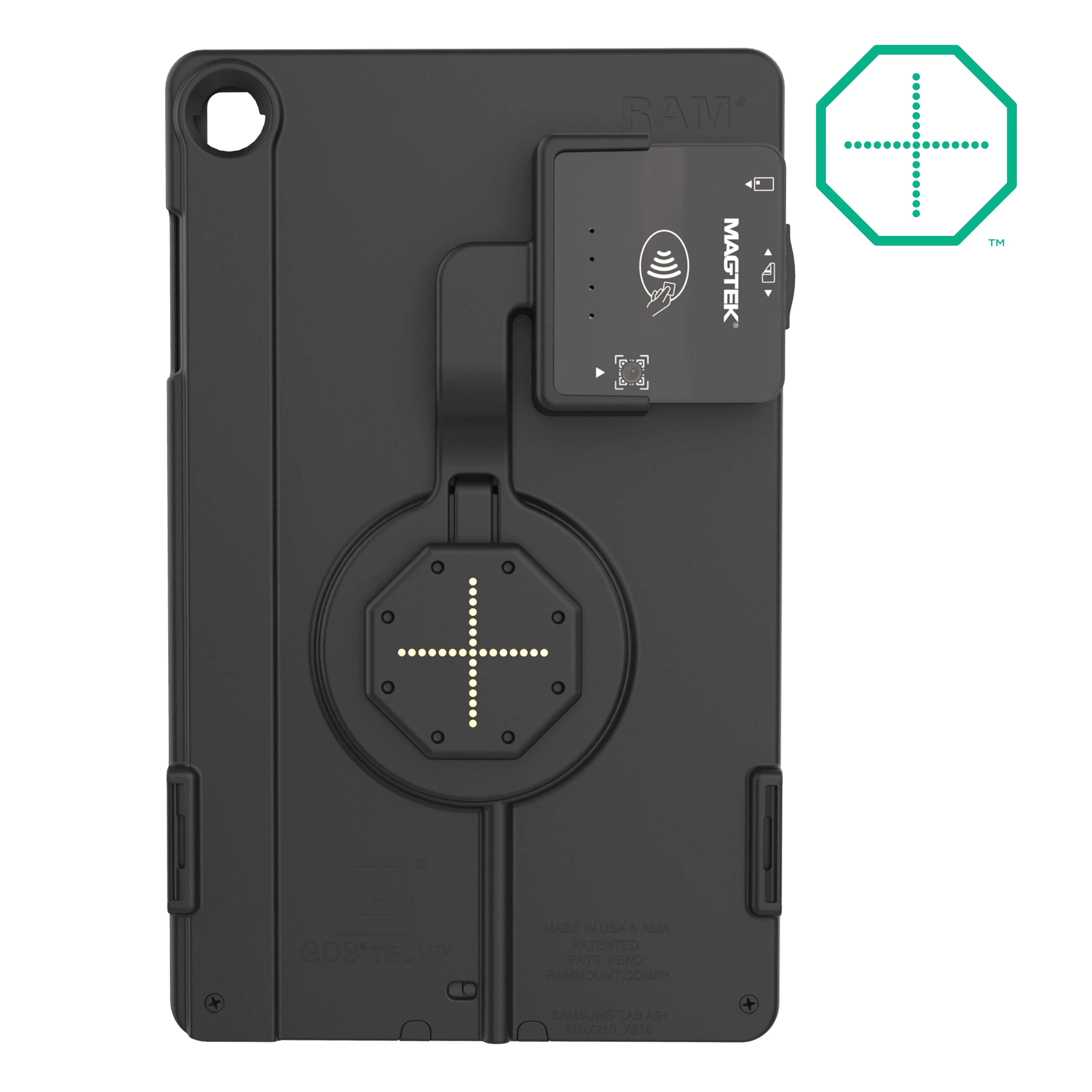 IntelliSkin® Thin-Case™ for Samsung Tab A9+/A11+ & MagTek Module - Image 2