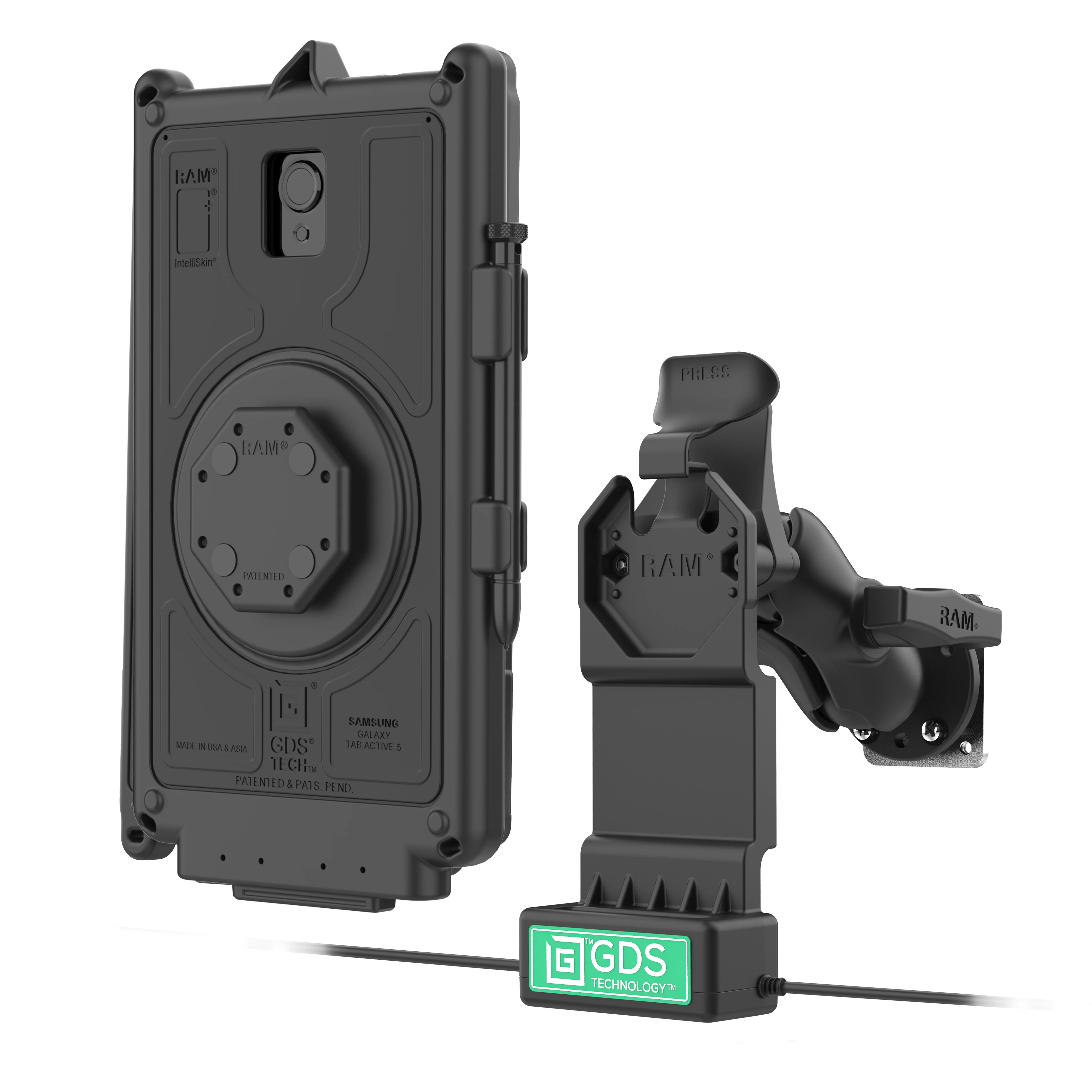 GDS® Uni-Conn™ Vehicle Bundle + USB-C & USB-A for Samsung Tab Active5 - Image 2