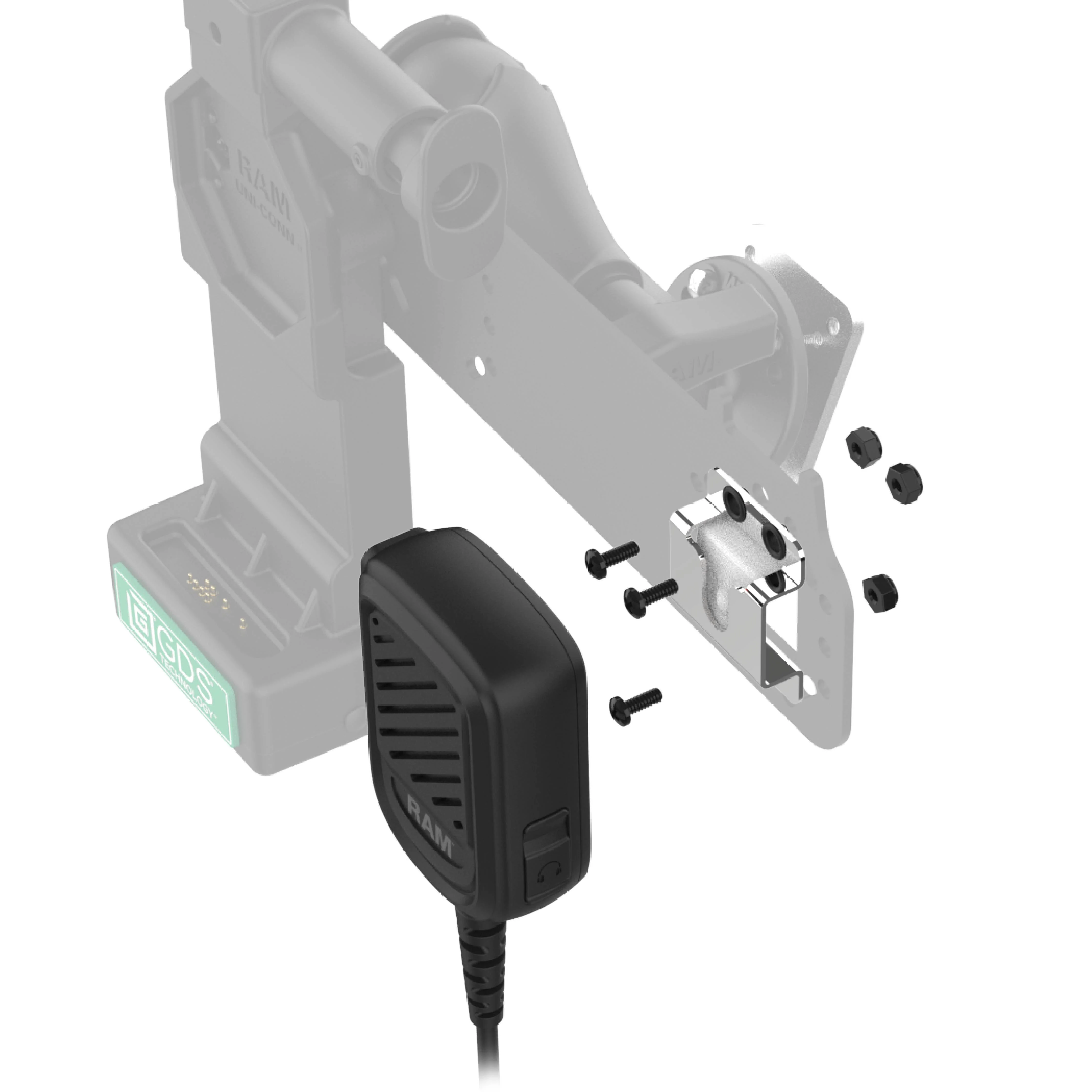 GDS® Uni-Conn⢠PTT Remote Speaker Mic Bundle for ESChat - Image 4