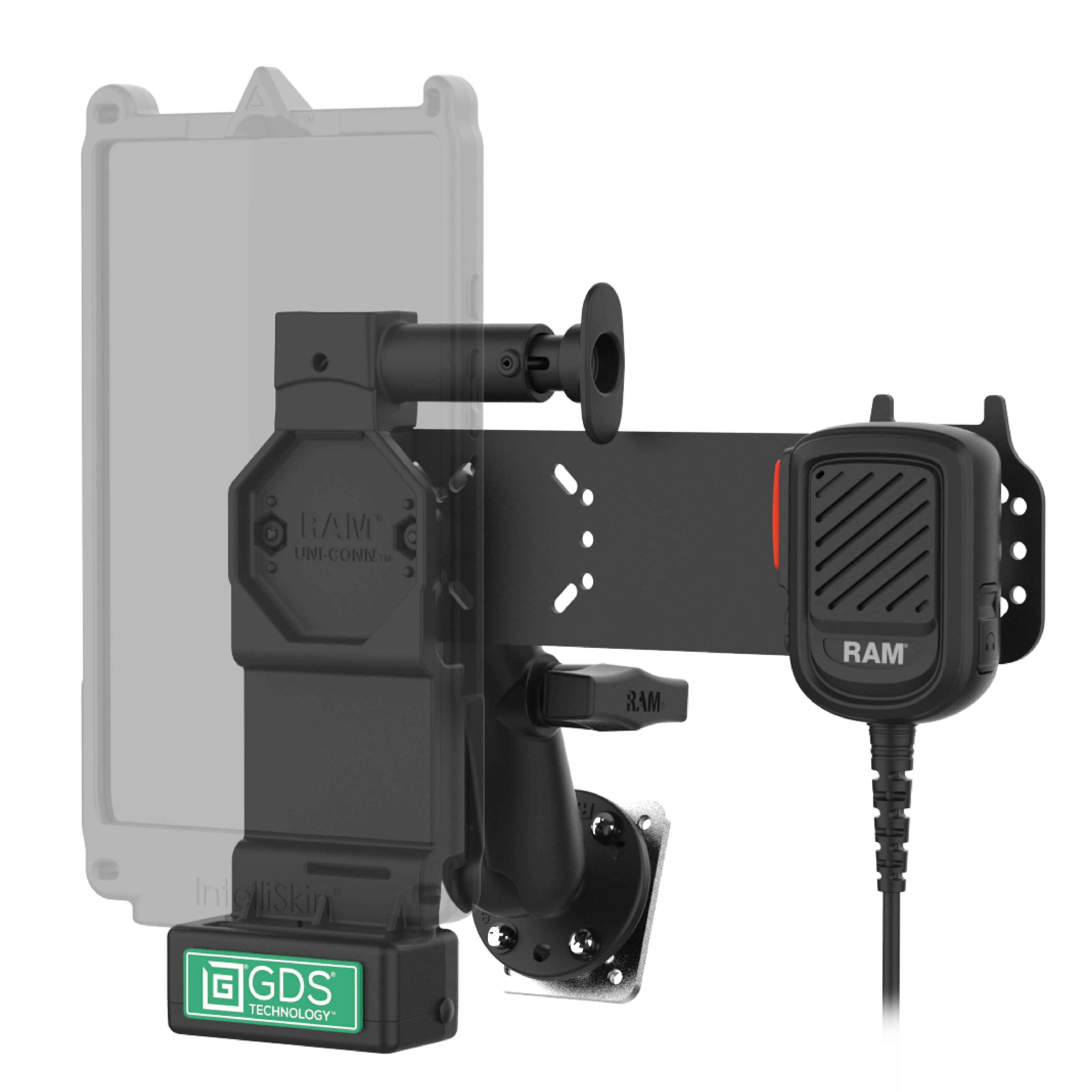 GDS® Uni-Conn™ PTT Remote Speaker Mic Bundle for Kodiak - Image 2