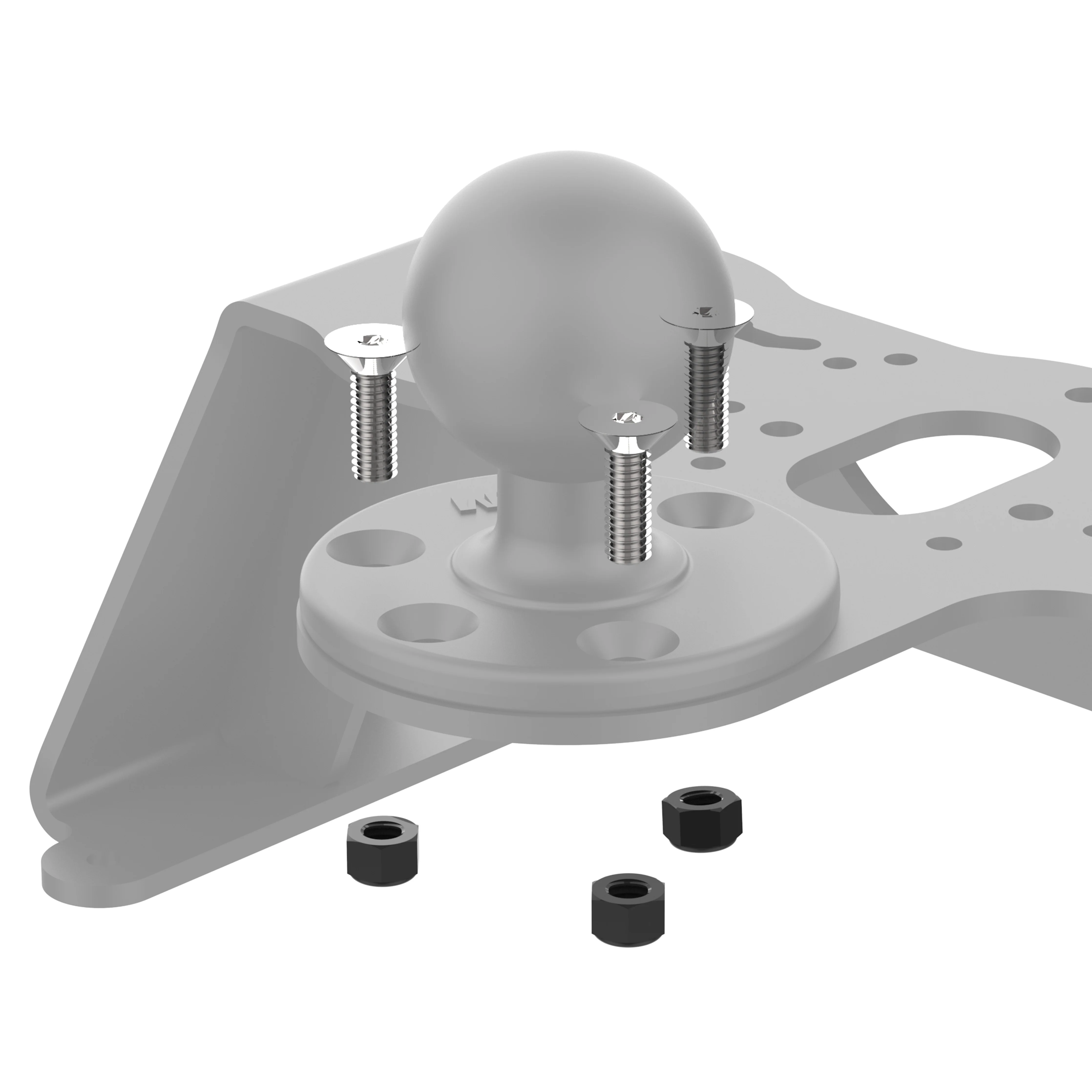RAMĀ® Hardware Pack for Fishfinder Deck Mount & D-Size Ball Bases - Image 2