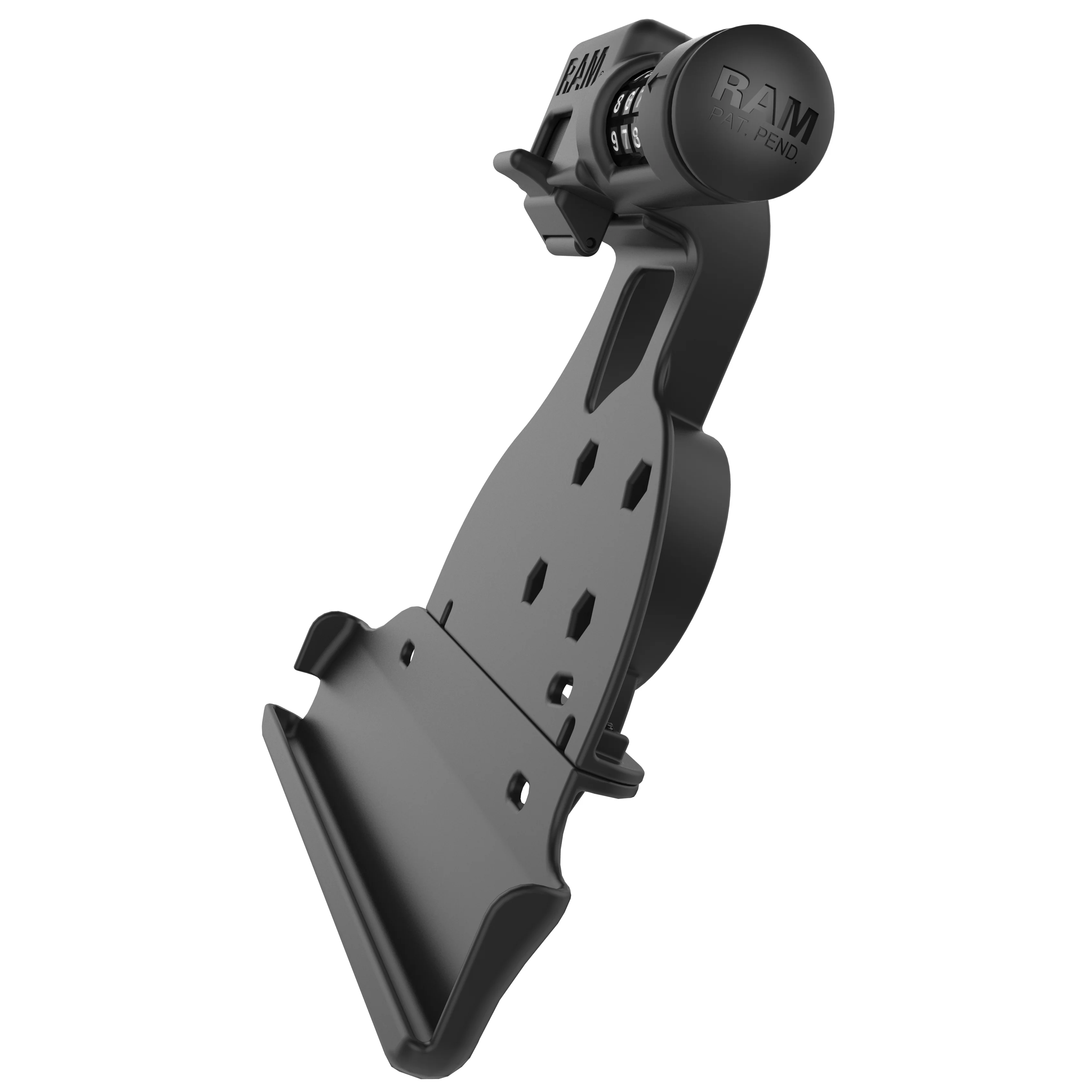 RAM® EZ-Roll'r⢠Combo Locking Holder for iPad 6th Gen, Air 2 + More - Image 3